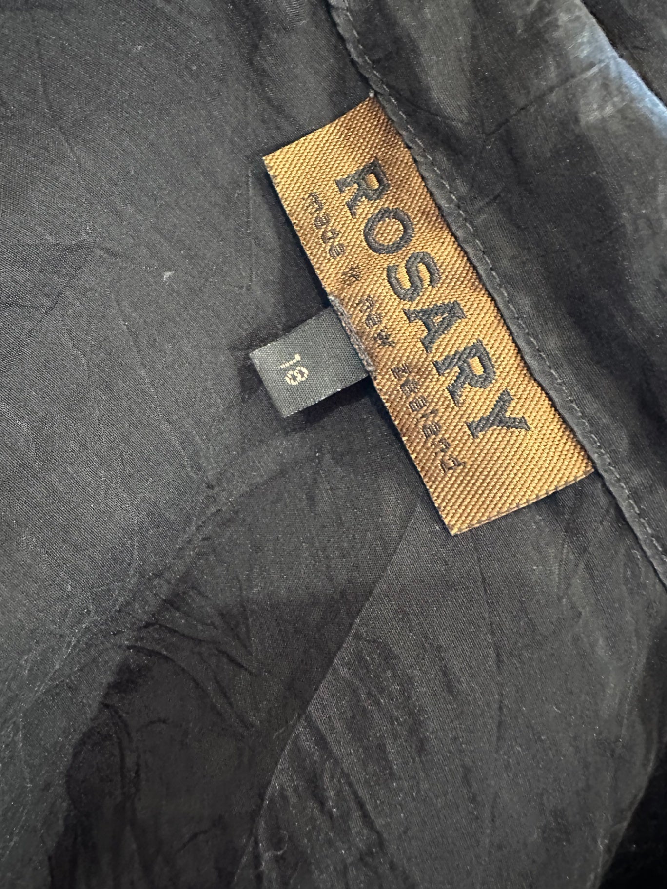 Rosary Cardigan - Size 18 - Made in New Zealand - Black and White