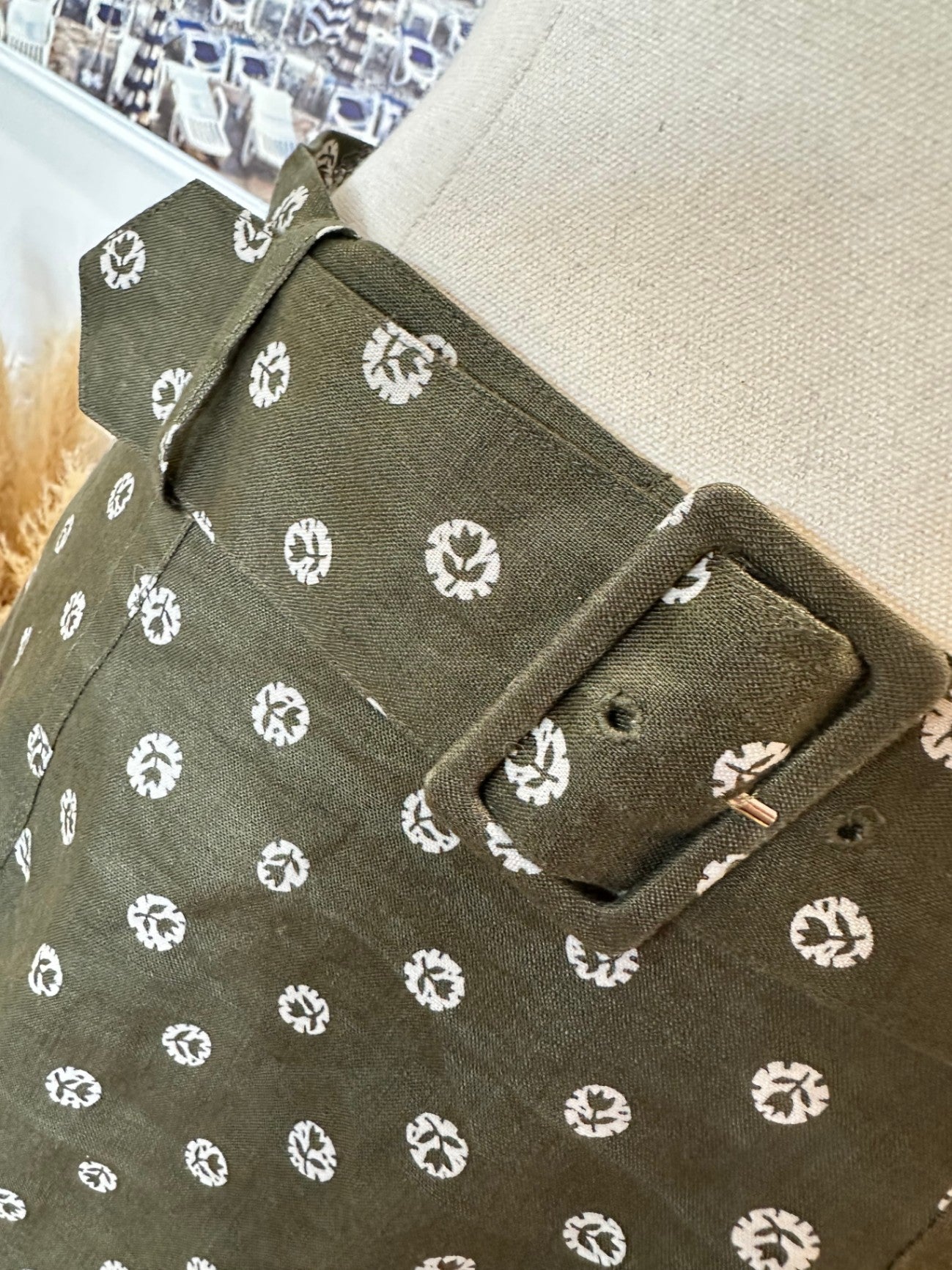 Monsoon - Skirt - Size 12 - Sage green