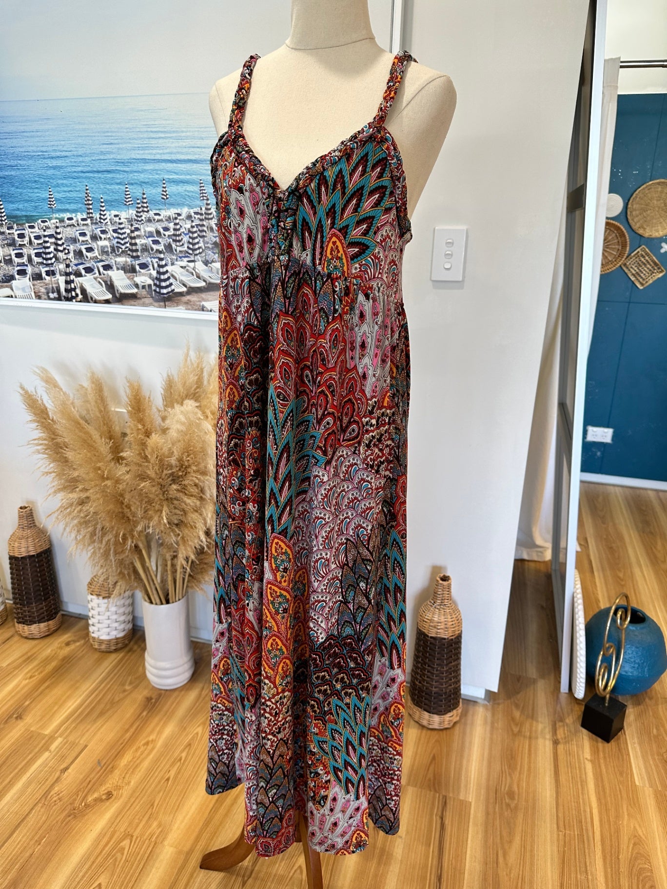 Bohemian Dress - Medium / Large - Multicolour