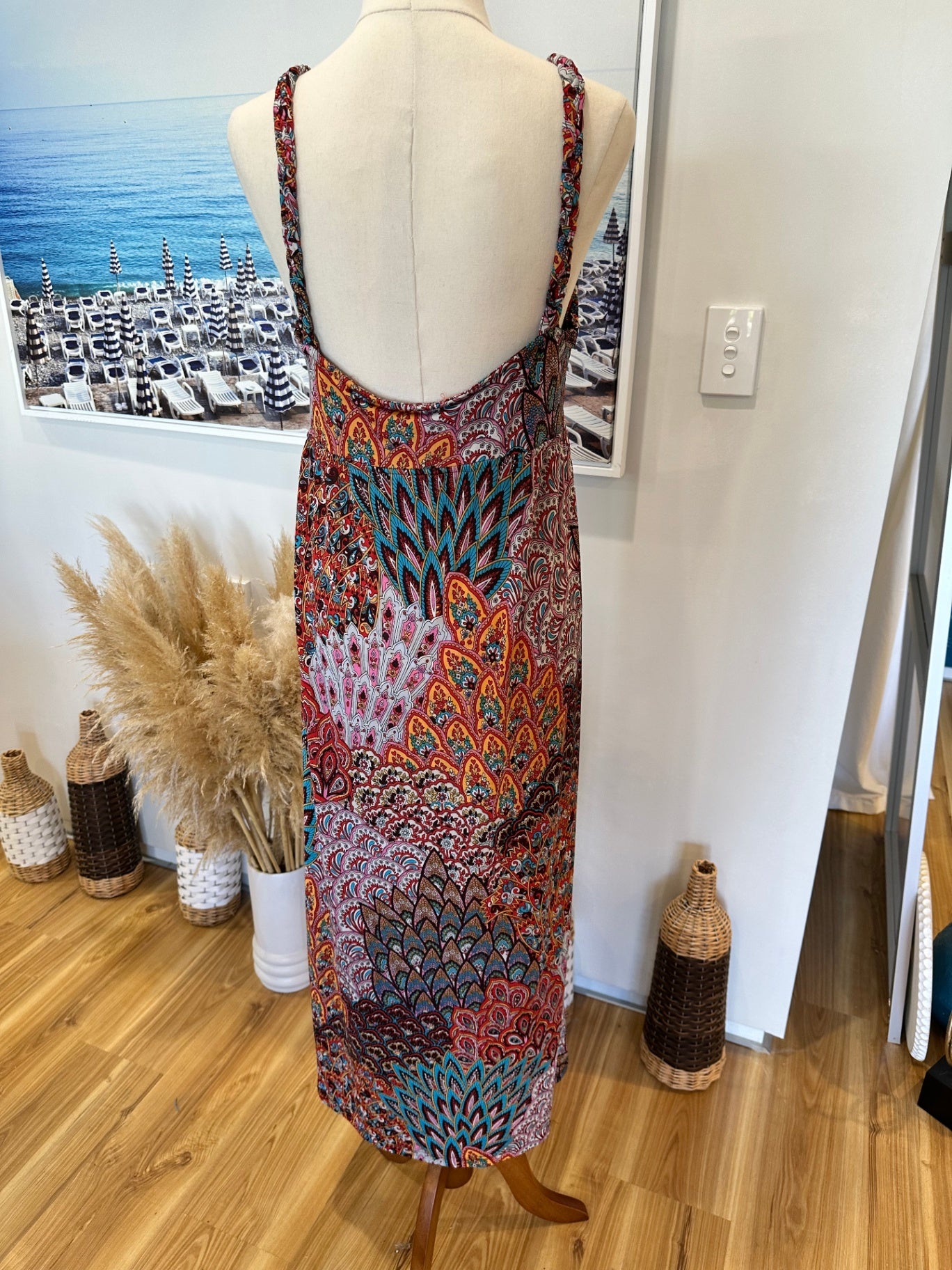 Bohemian Dress - Medium / Large - Multicolour