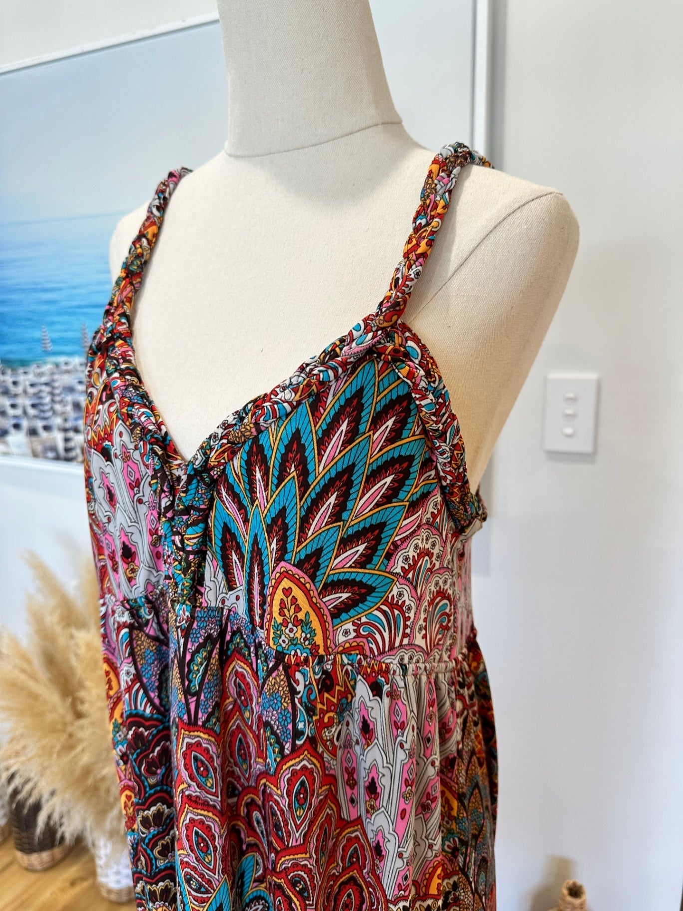 Bohemian Dress - Medium / Large - Multicolour