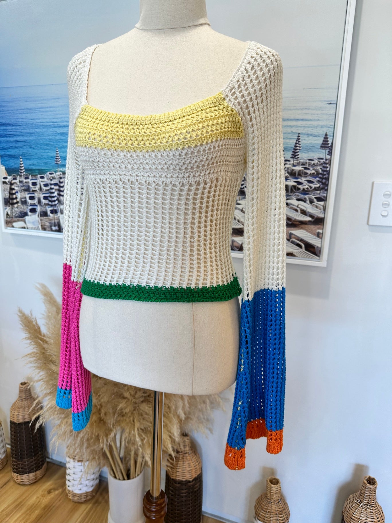 Mooloola - Crochet Jumper - Extra Small