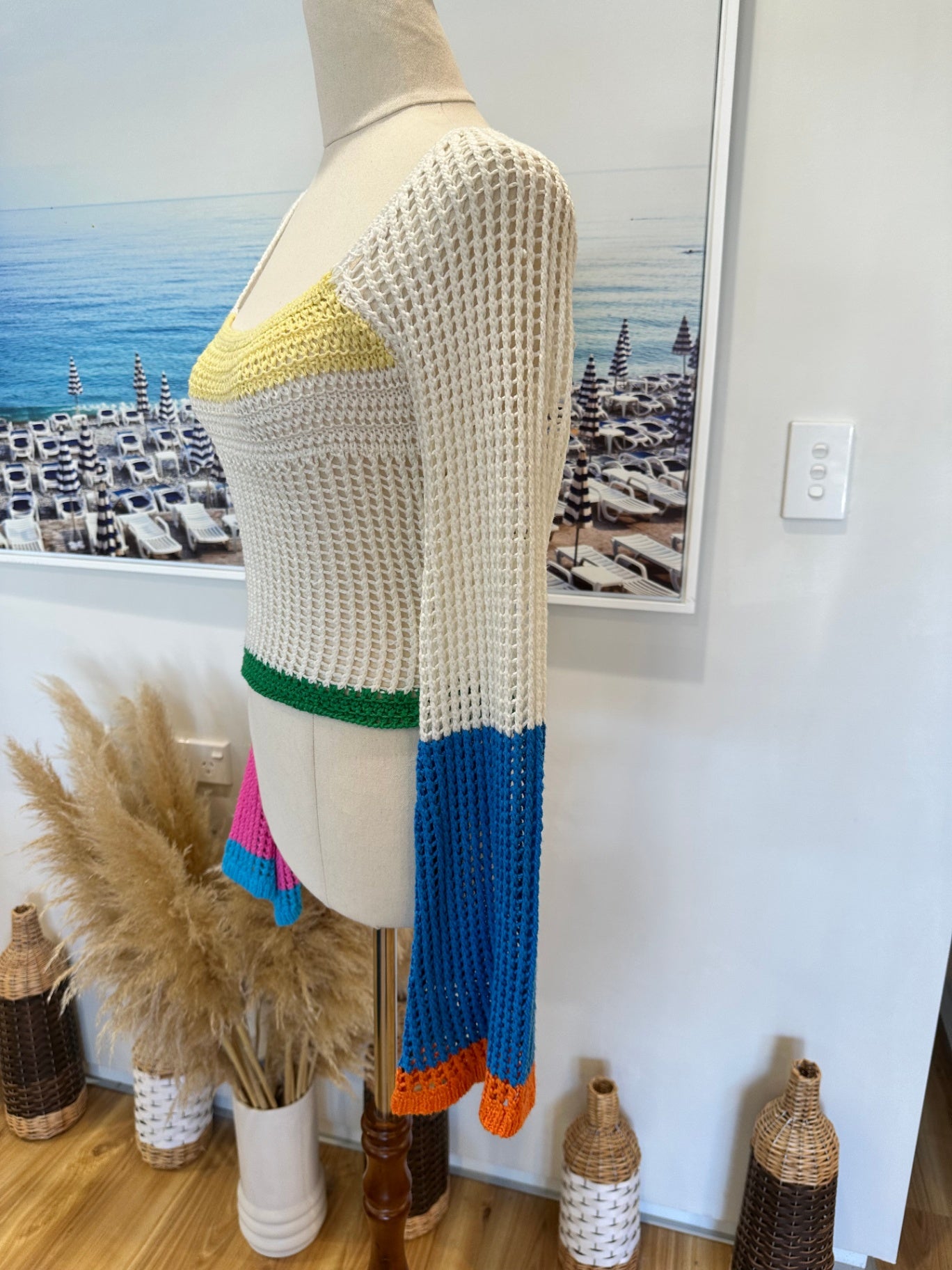 Mooloola - Crochet Jumper - Extra Small