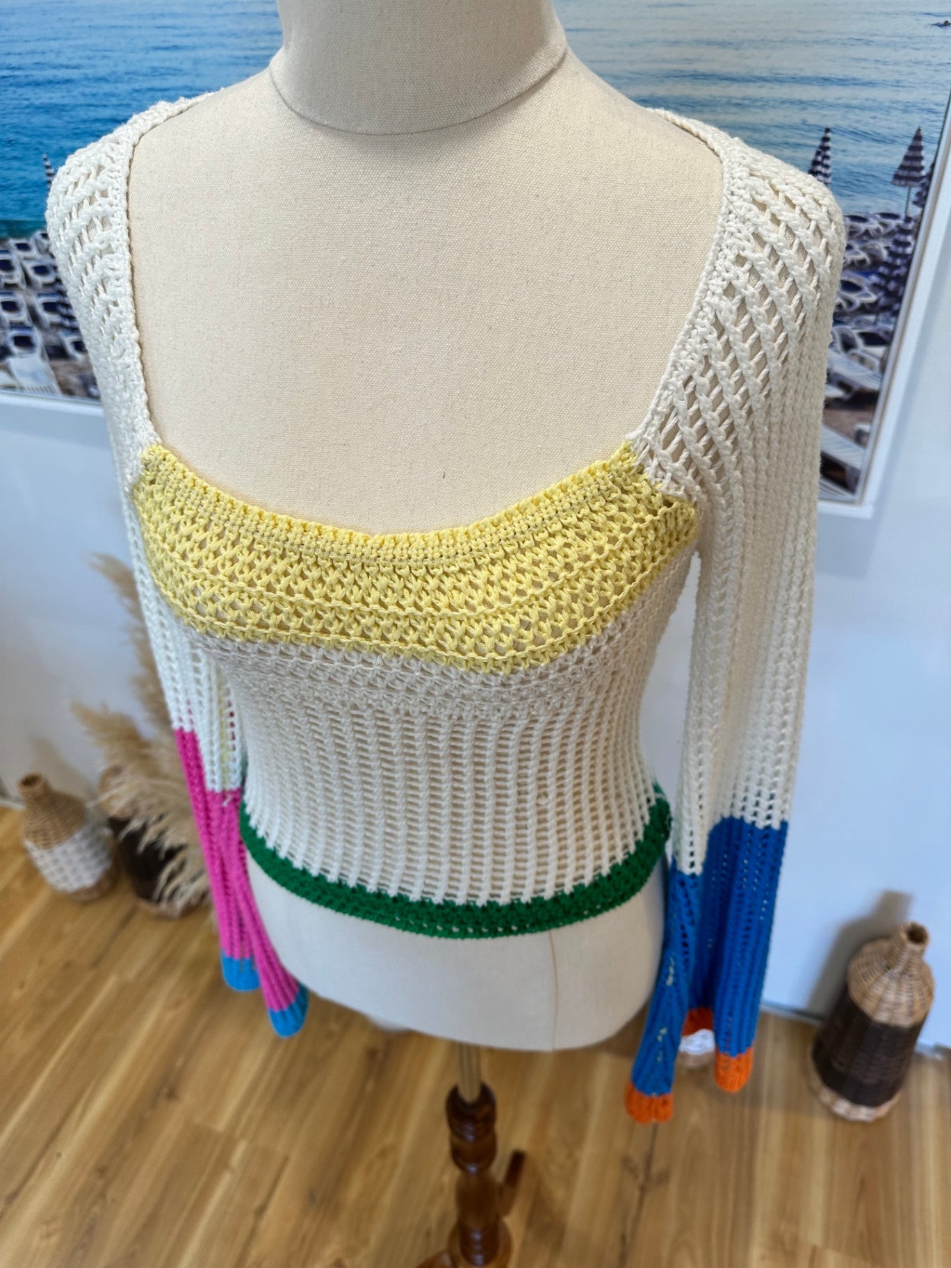 Mooloola - Crochet Jumper - Extra Small