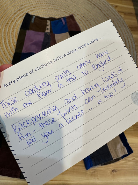 Vintage - Corduroy Patchwork Pants - Small / Medium - Multicolour