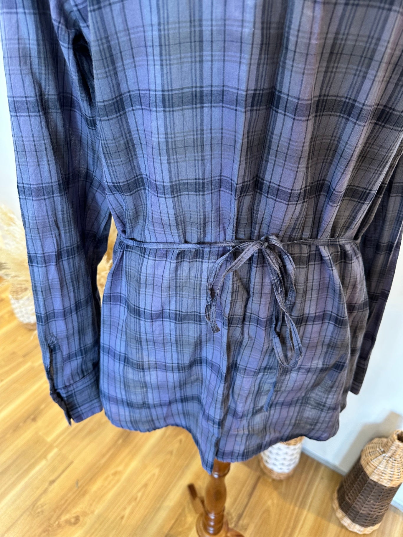 George - 100% Cotton Shirt - Size 10 - Purple and Black