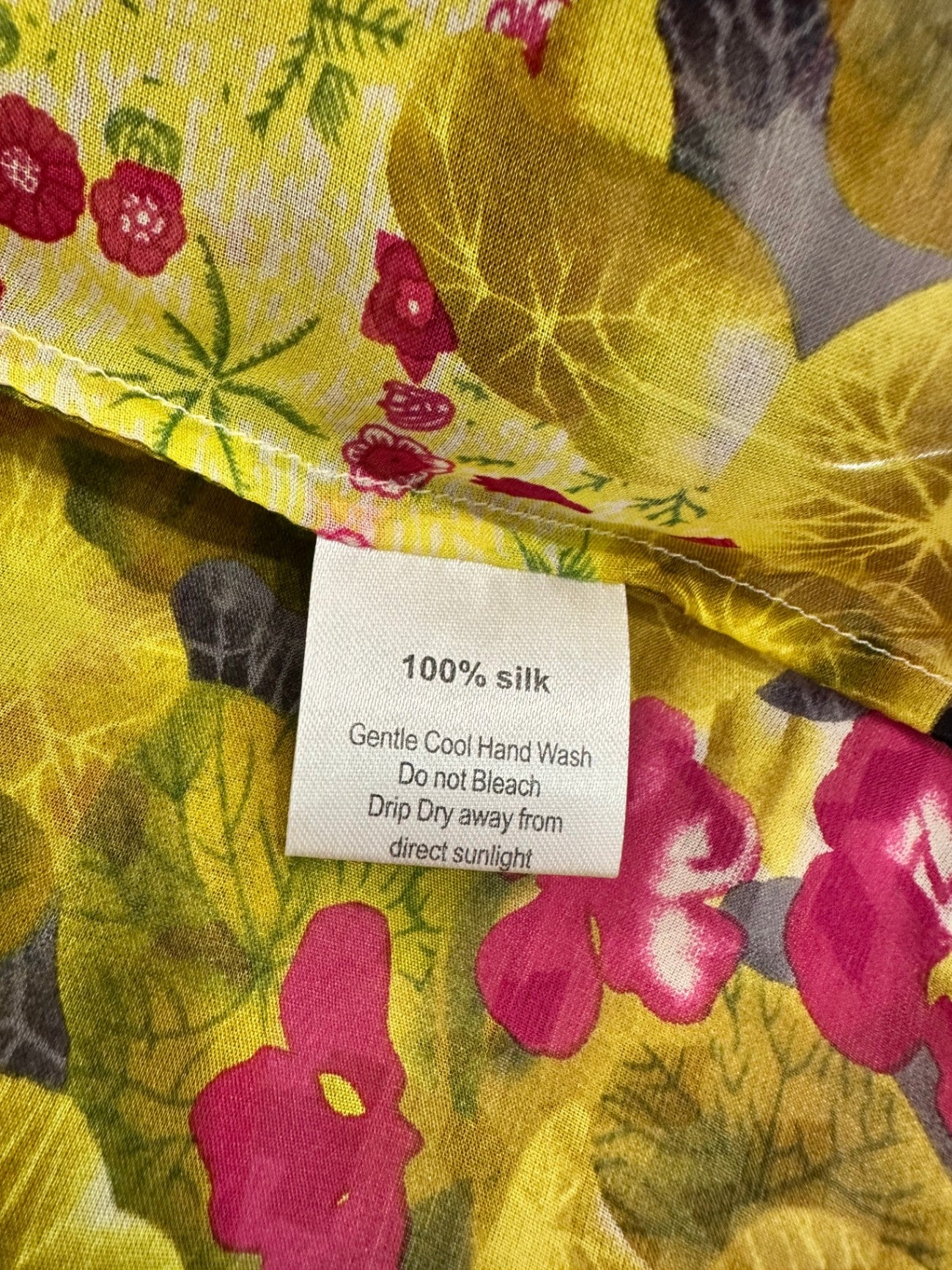 Loobie's Story - 100% Silk - Bohemian Blouse - Small / Medium 