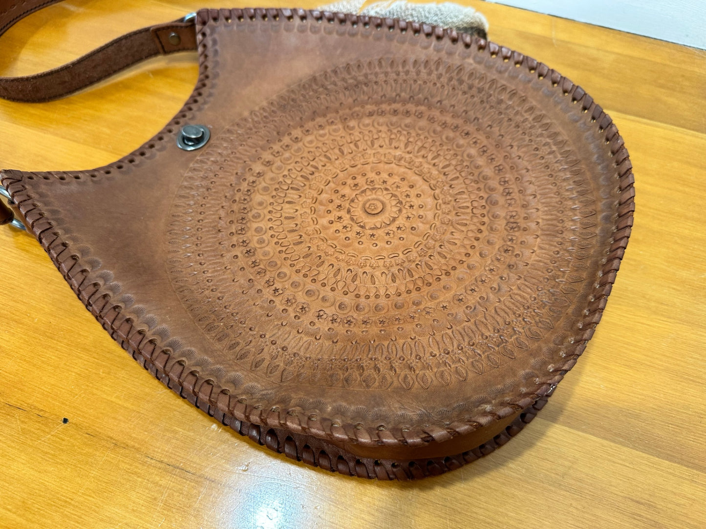 Spell - Bohemian - Leather Tooled Handbag 