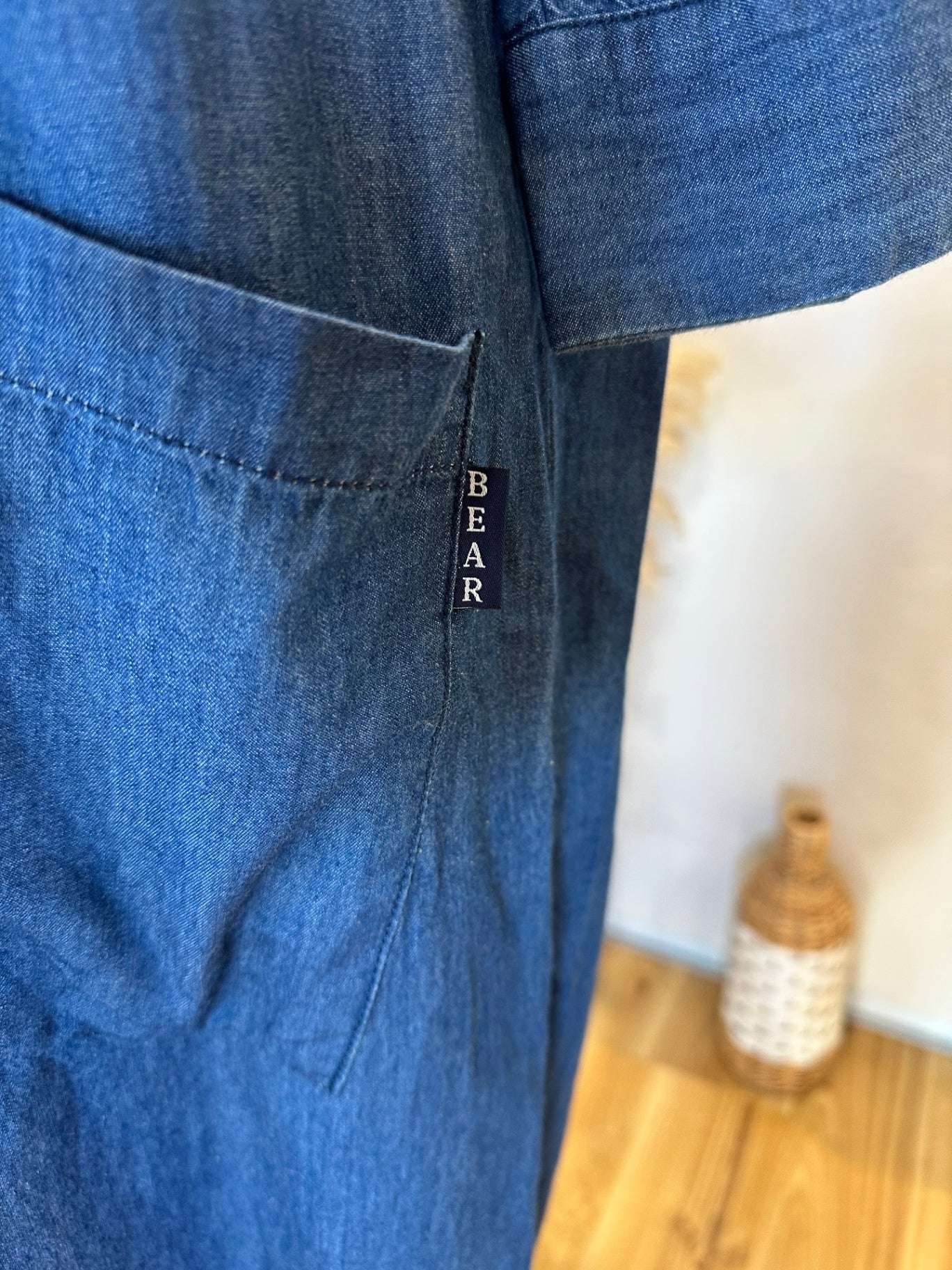 Bear Brothers - 100% Cotton - Denim Dress - Medium