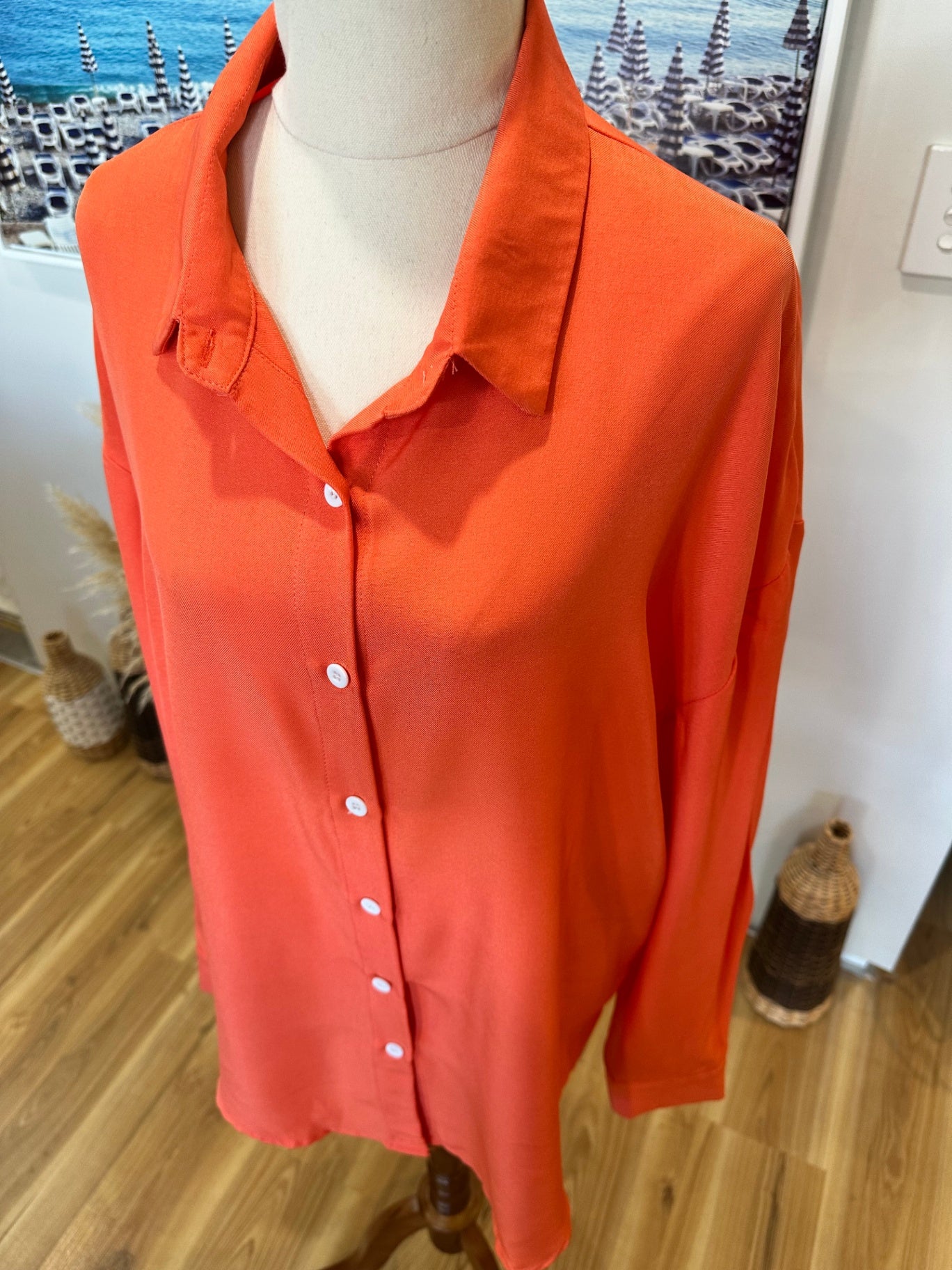 [SALE] Coral Blouse - Extra Large - Longsleeve