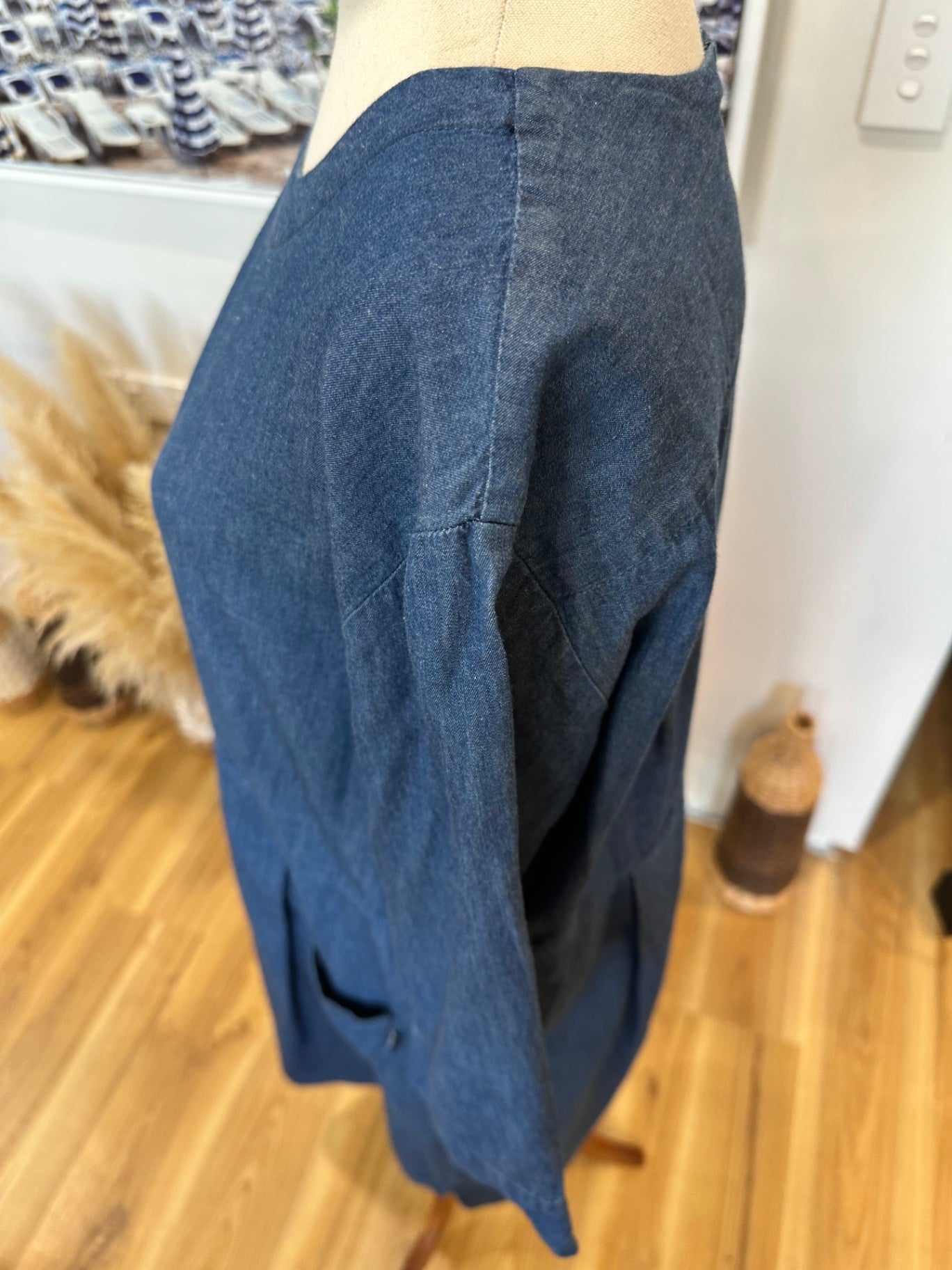 Bear Brothers - 100% Cotton - Denim Dress - Medium