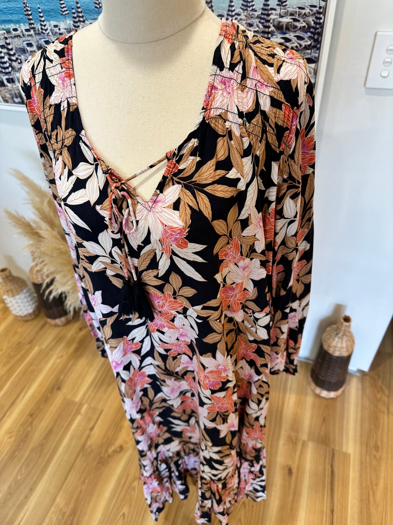 Virtuelle Dress - Size 18 - Autumnal Flowers