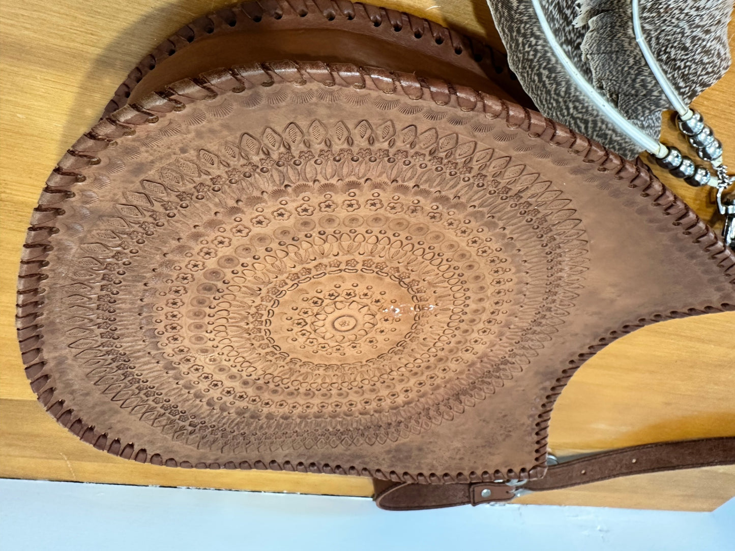 Spell - Bohemian - Leather Tooled Handbag 