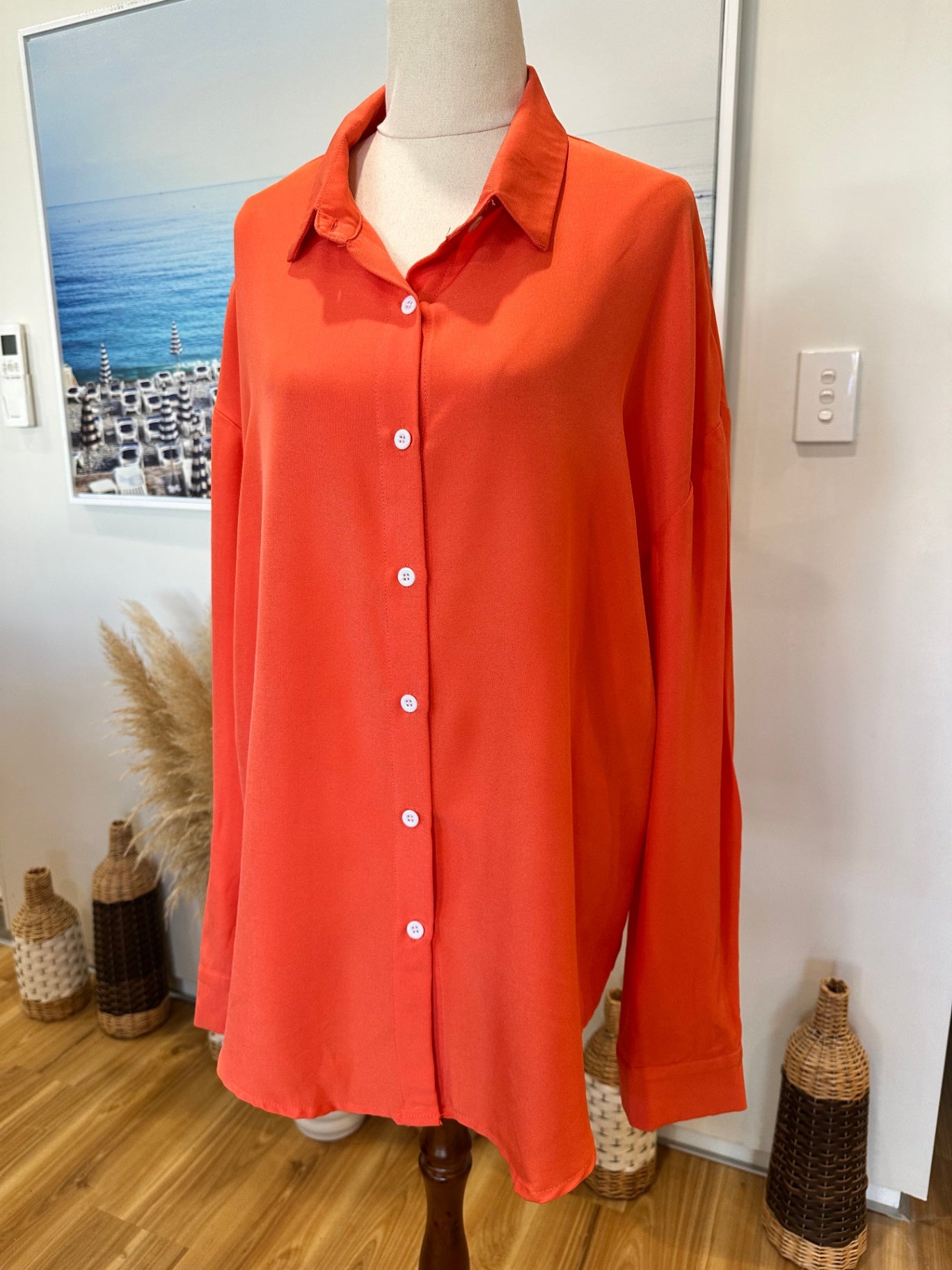 [SALE] Coral Blouse - Extra Large - Longsleeve
