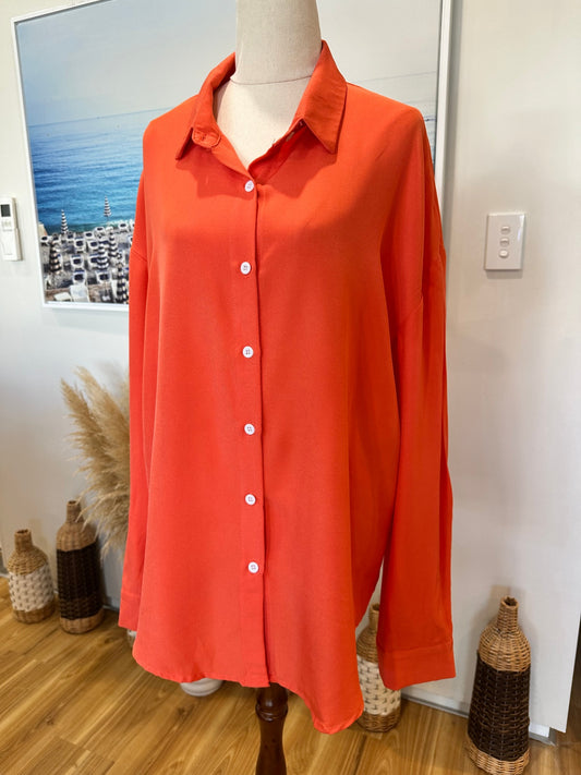 [SALE] Coral Blouse - Extra Large - Longsleeve