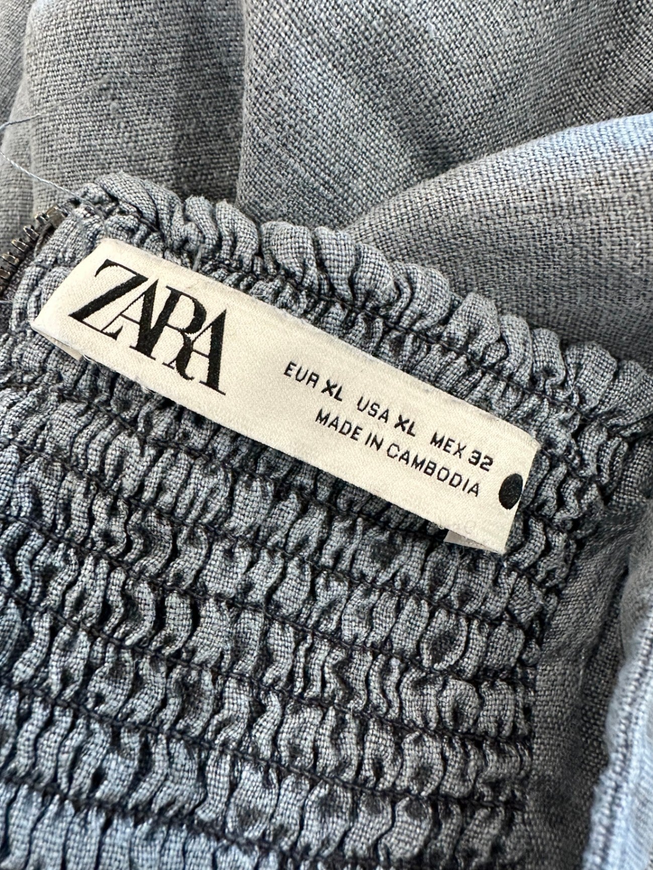 Zara - Denim Dress - Extra Large - Blue