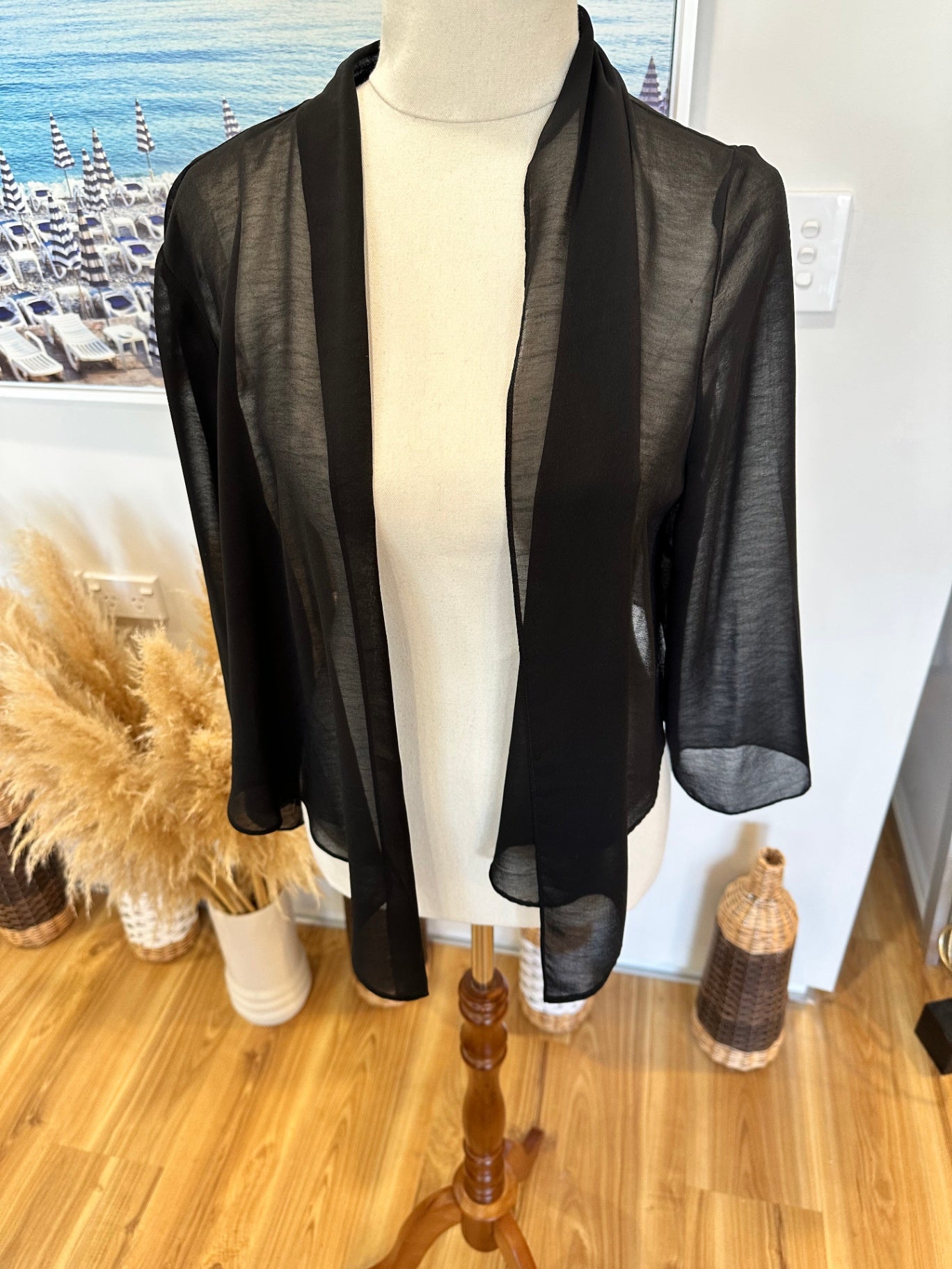 Ezibuy Lightweight Shrug - One Size - Black