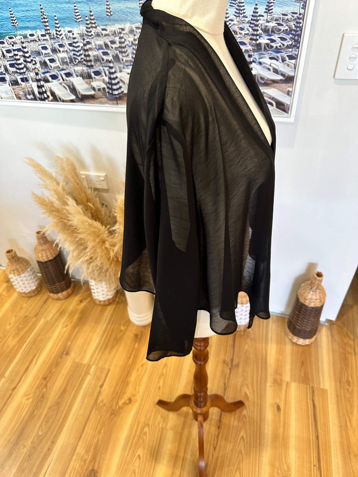 Ezibuy Lightweight Shrug - One Size - Black