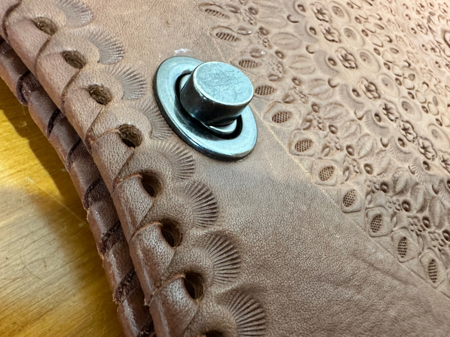 Spell - Bohemian - Leather Tooled Handbag 