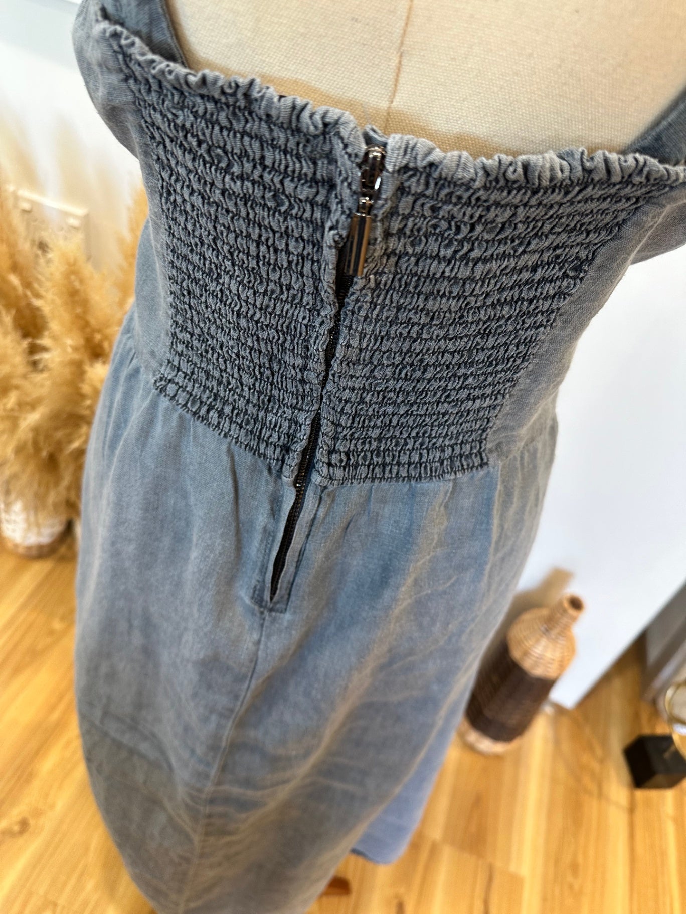 Zara - Denim Dress - Extra Large - Blue