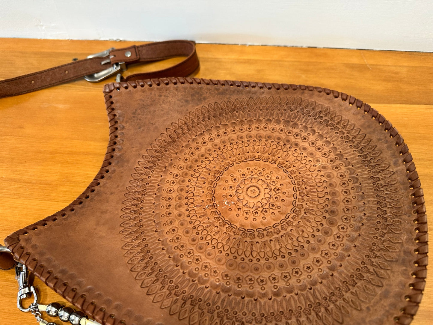 Spell - Bohemian - Leather Tooled Handbag 