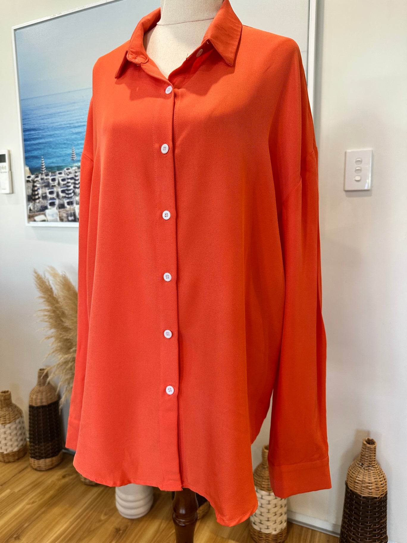 [SALE] Coral Blouse - Extra Large - Longsleeve