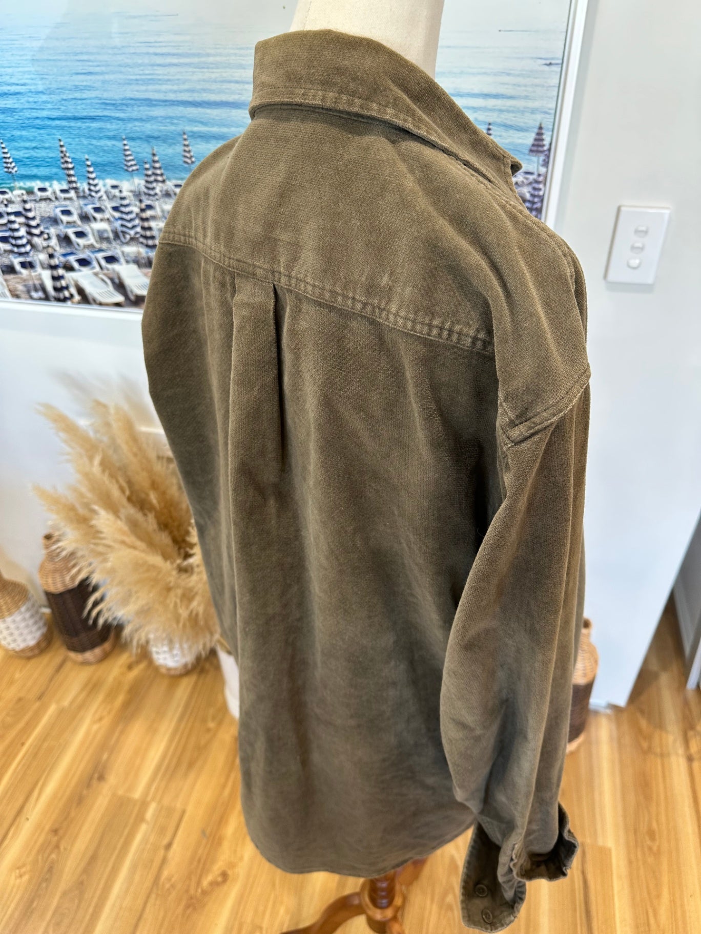 [SALE] Hallensteins Shacket - Large / Extra Large - Olive Green