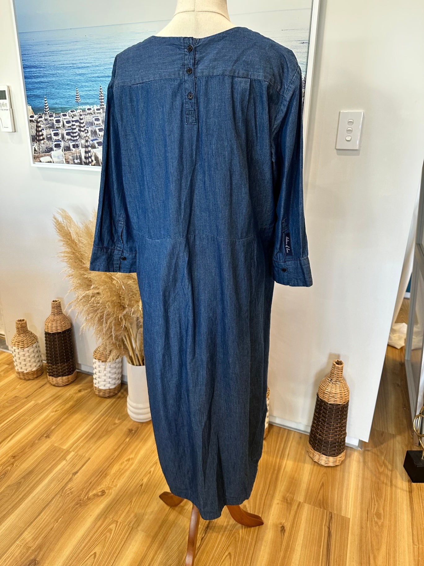 Bear Brothers - 100% Cotton - Denim Dress - Medium
