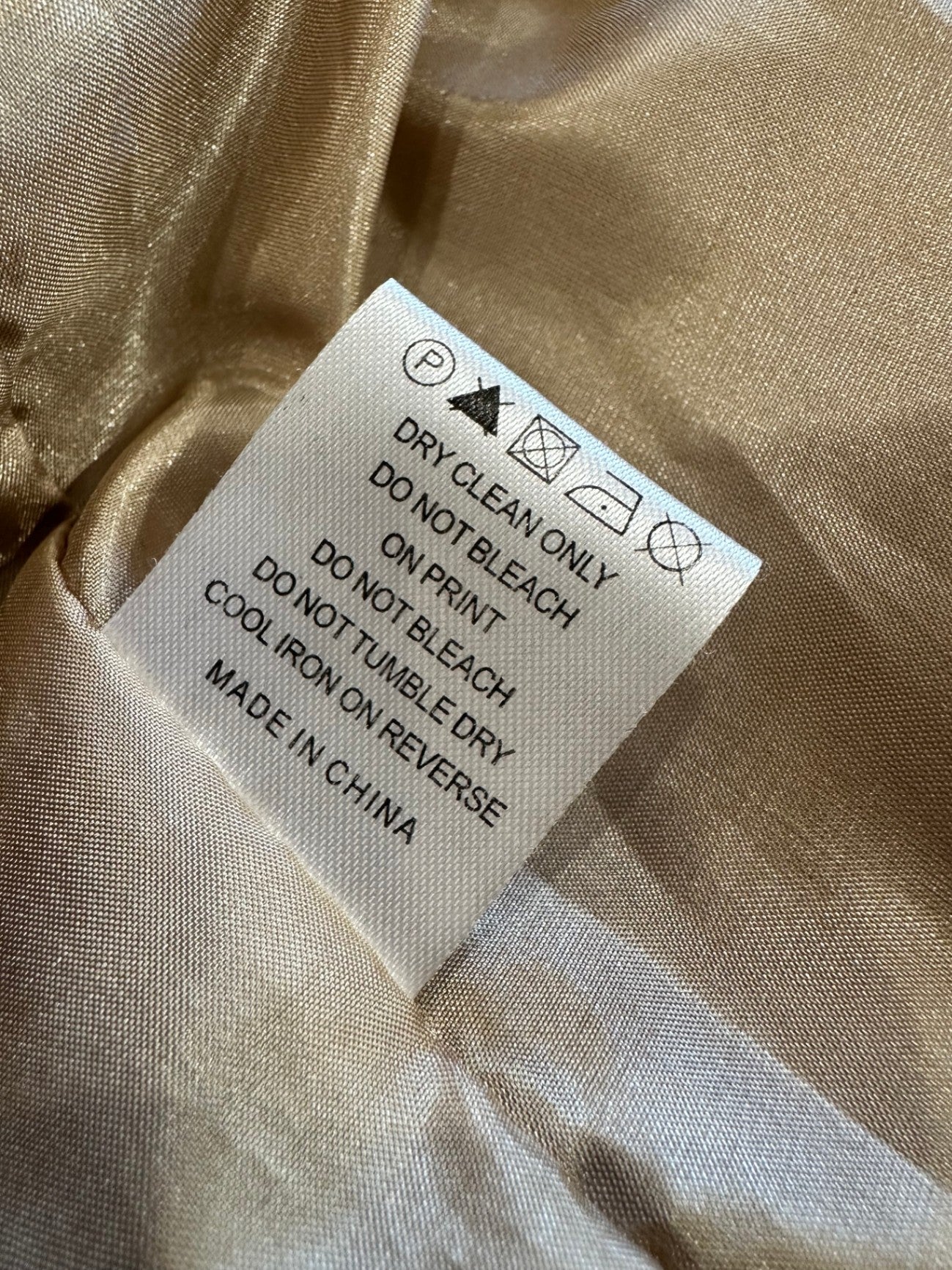 Faux Fur Jacket - Cropped - Medium - Beige