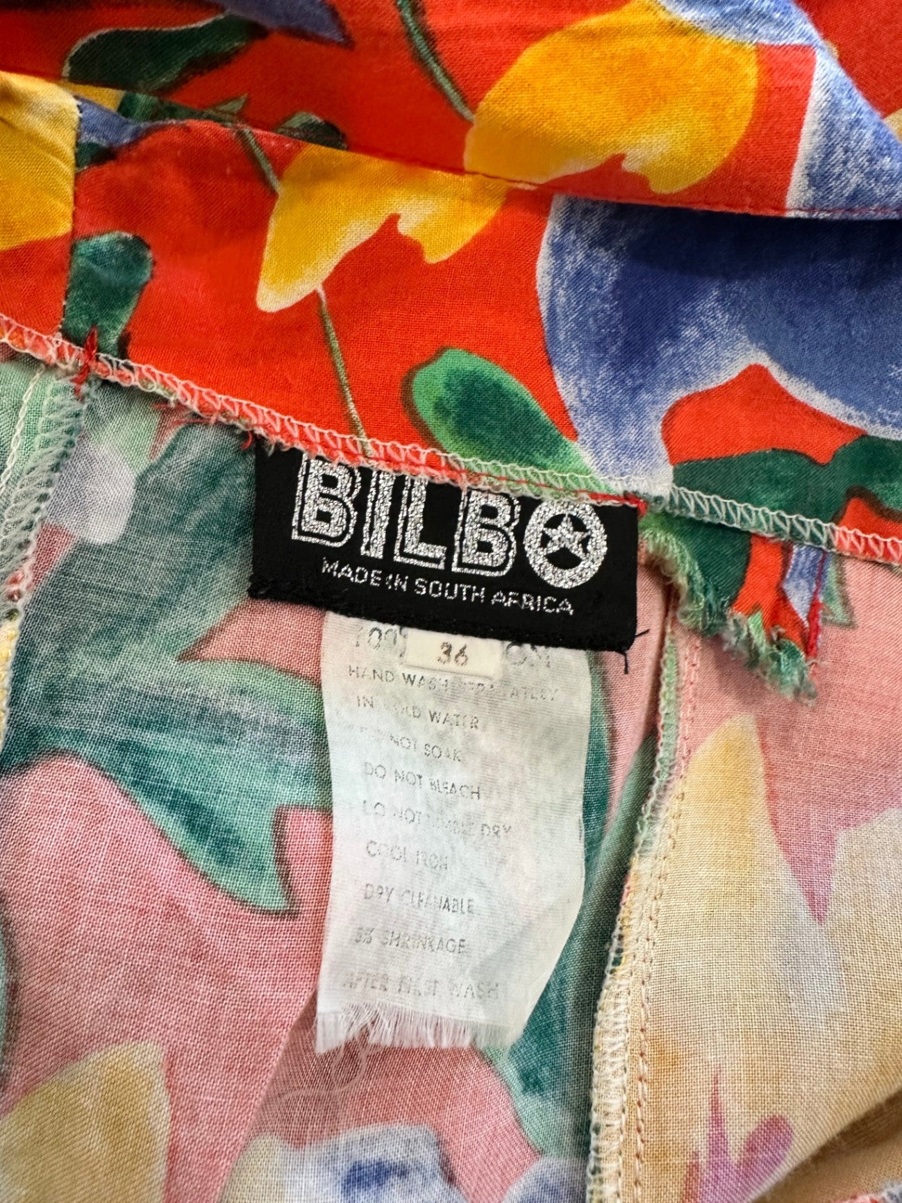 [SALE] Vintage Summer Dress - Tropical Pattern - Size Medium