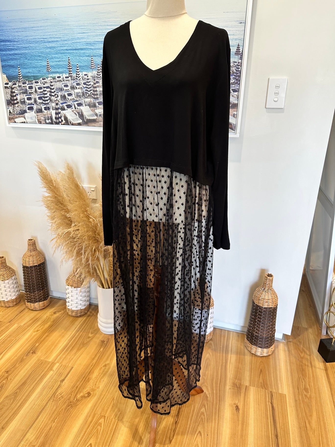 [SALE] Pretty Basics Dress - Size 18 - Black <NEW>