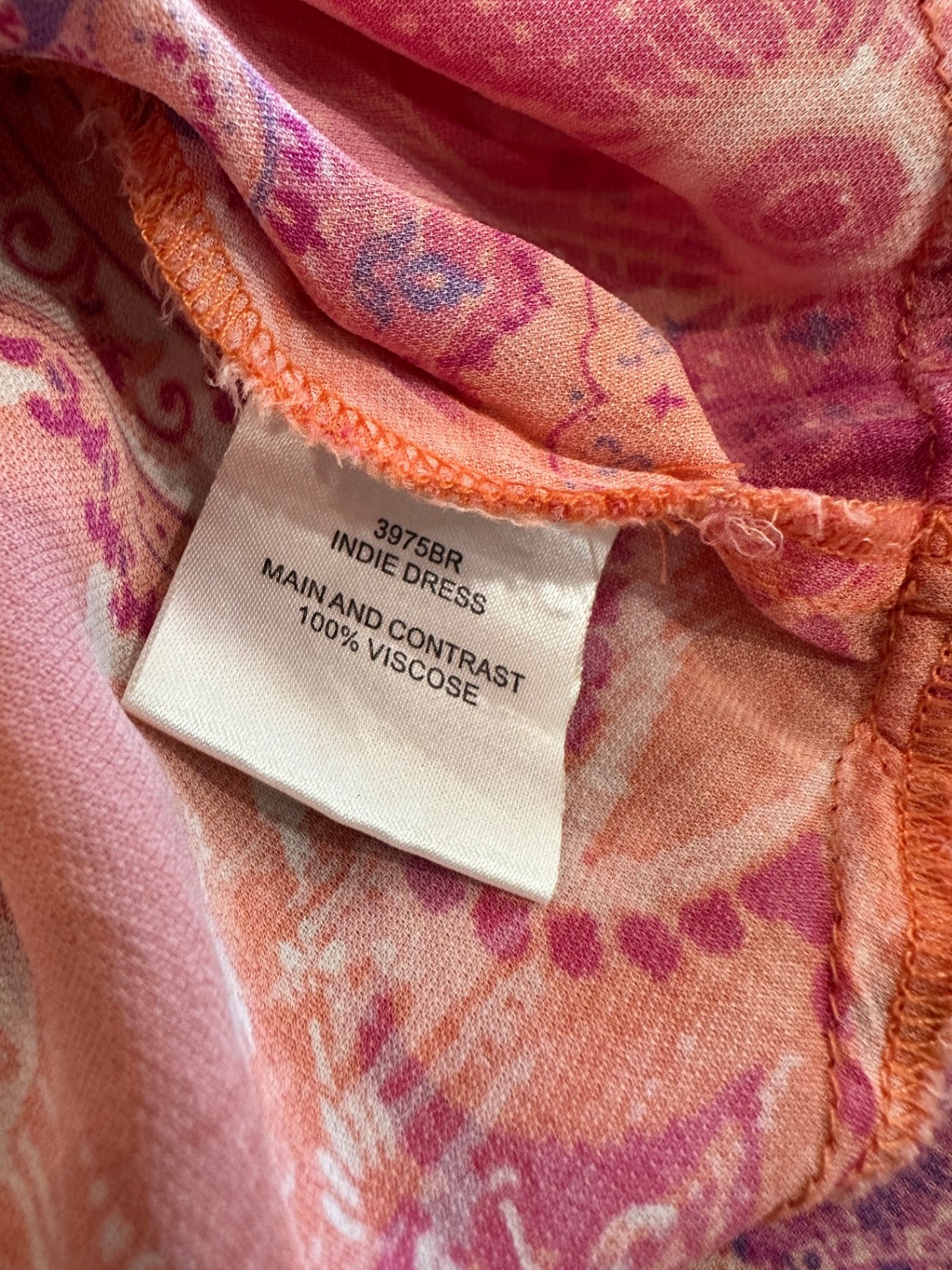 Verge - Bohemian Dress - Size 12 - Pink and purple