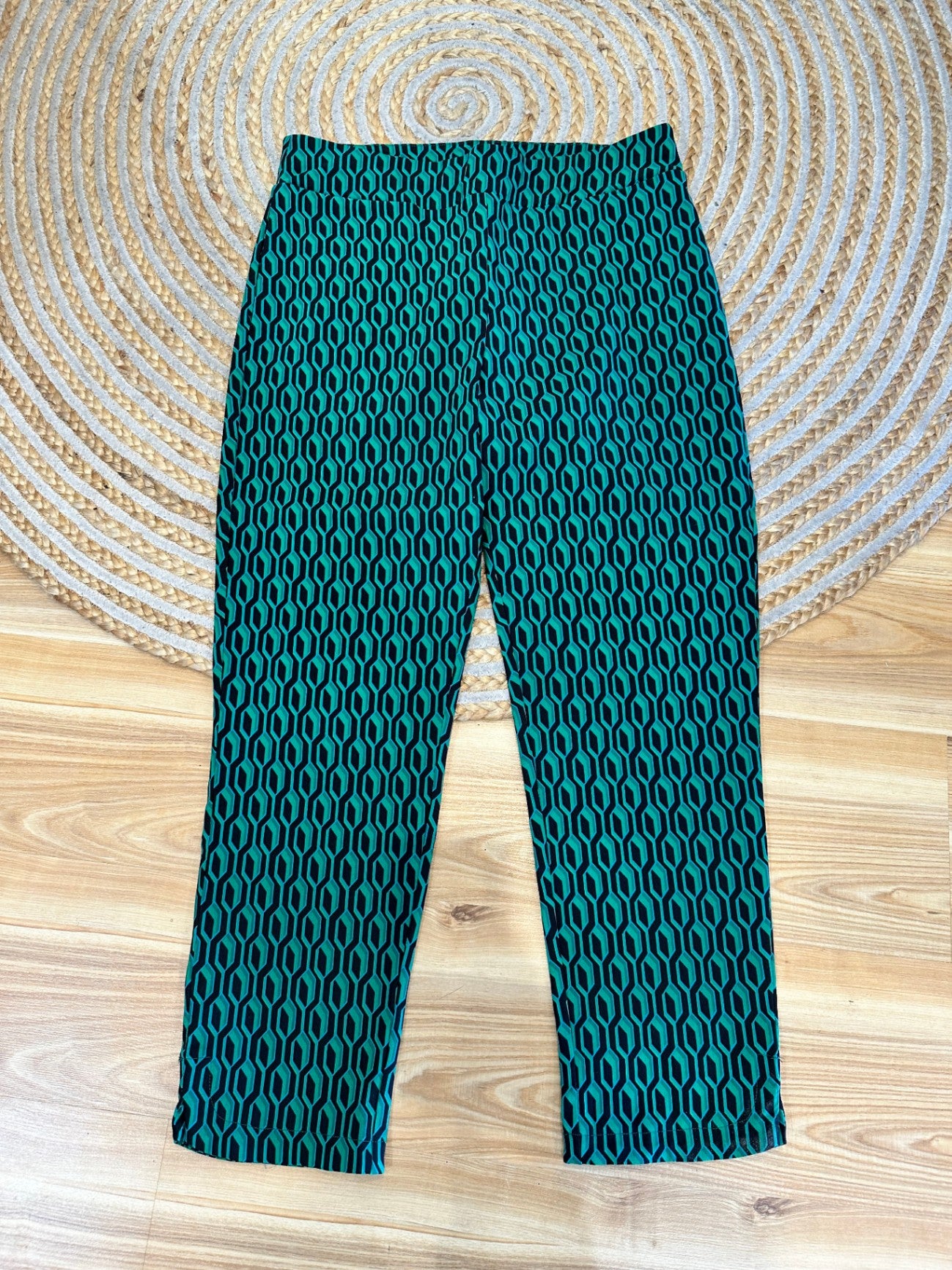 [SALE] Taking Shape - Pants - Size 14 - Green + Black