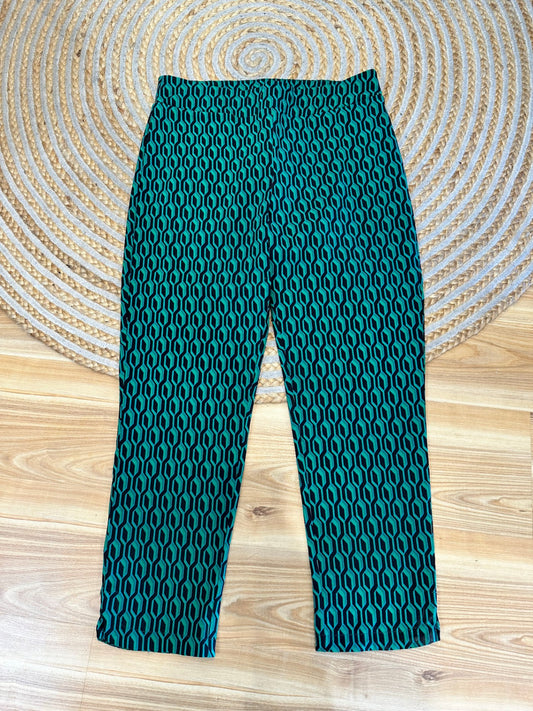 [SALE] Taking Shape - Pants - Size 14 - Green + Black