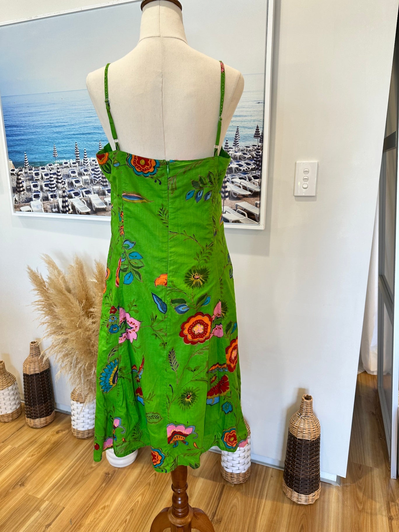 [SALE] K Derby - Dress - Medium - Green w Sequins