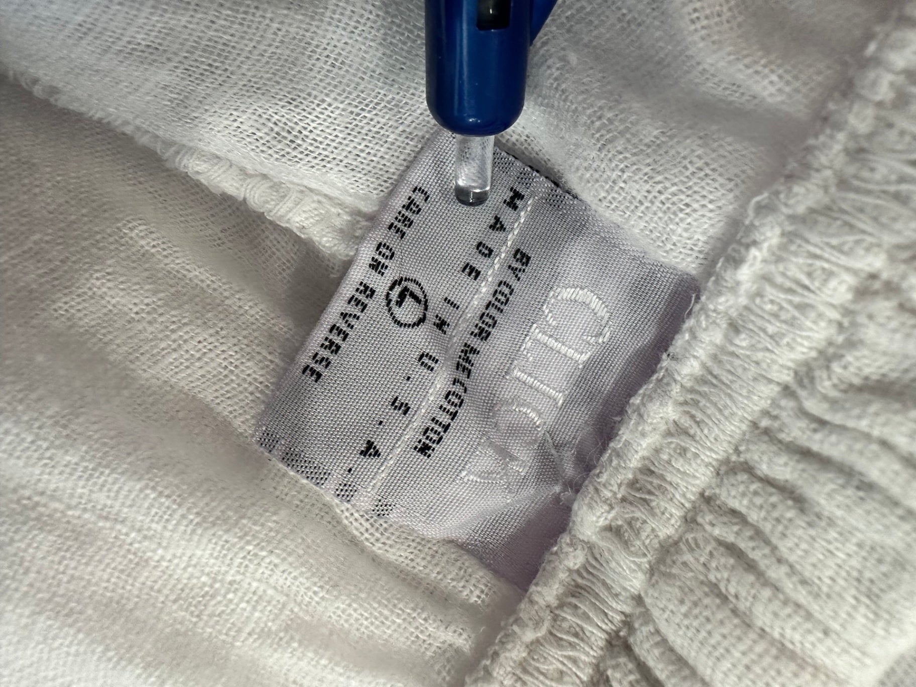 [SALE] Skort - Shorts with Skirt - 100% Linen - Large - White