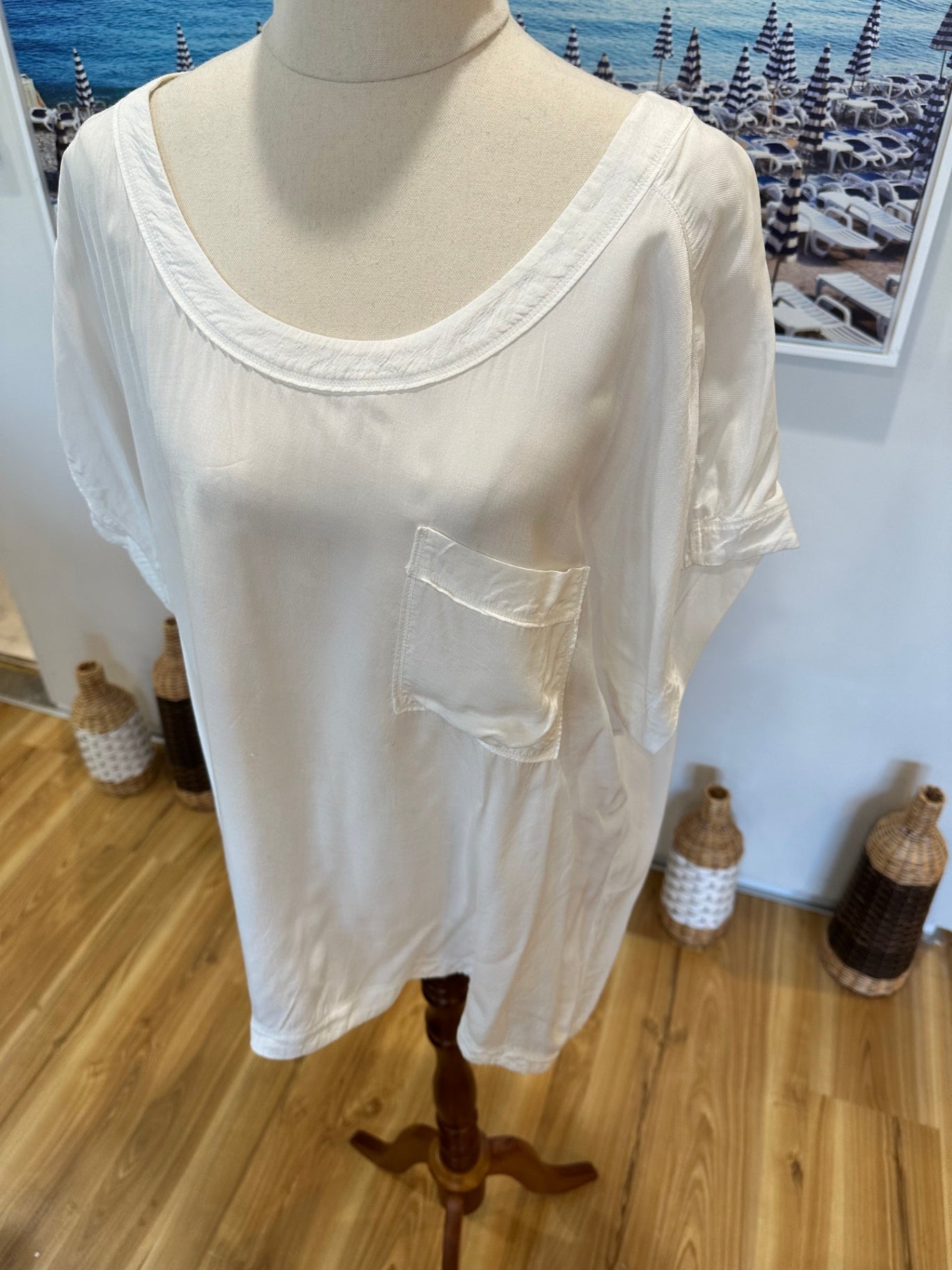 [SALE] Country Road - Blouse - Extra Large - White / Cream