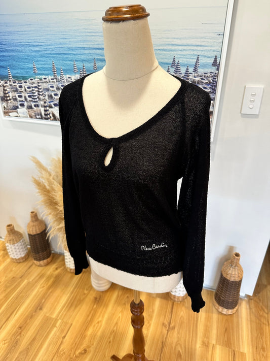 [SALE] Pierre Cardin - Lightweight Jumper - Black