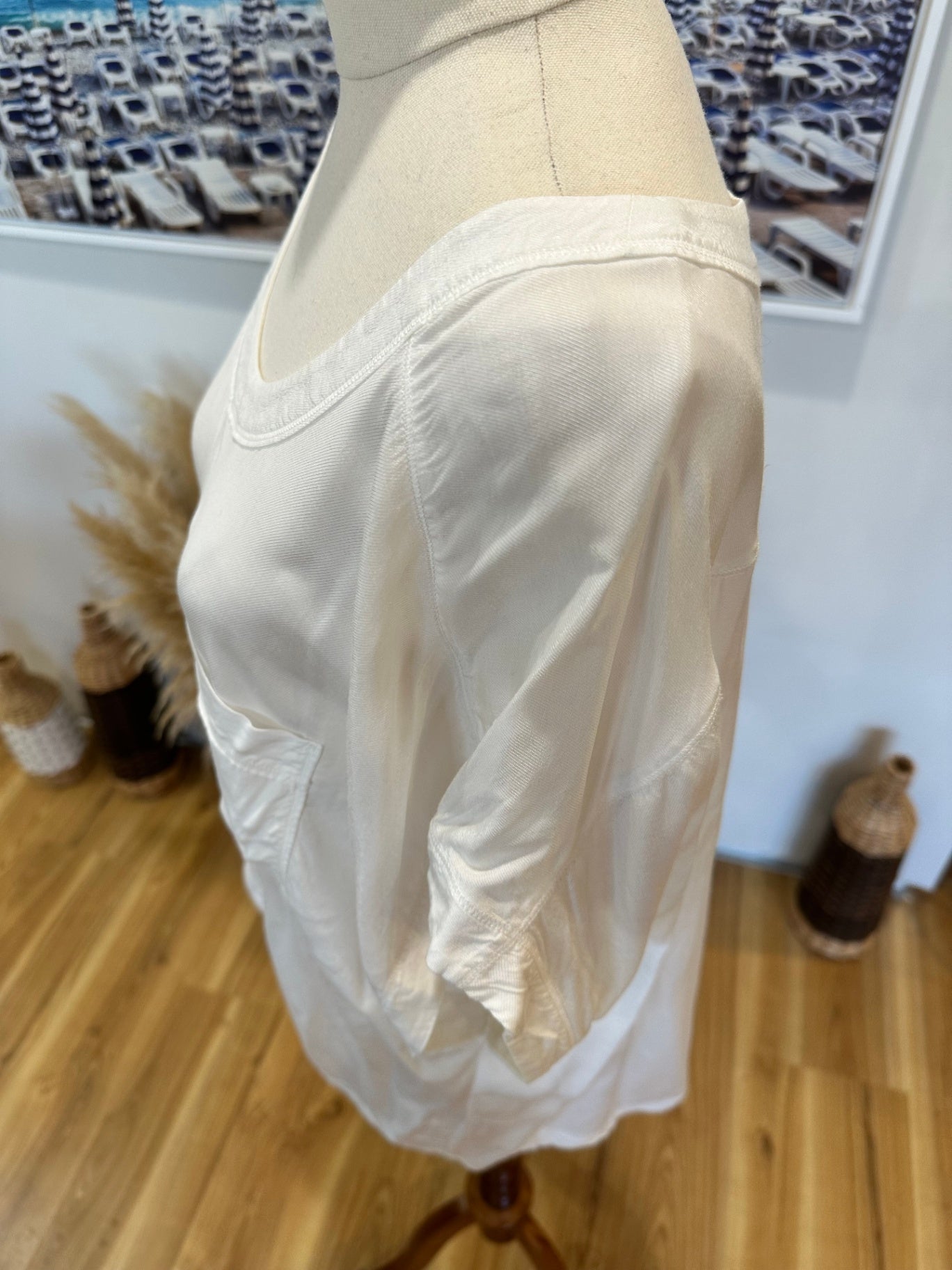 [SALE] Country Road - Blouse - Extra Large - White / Cream