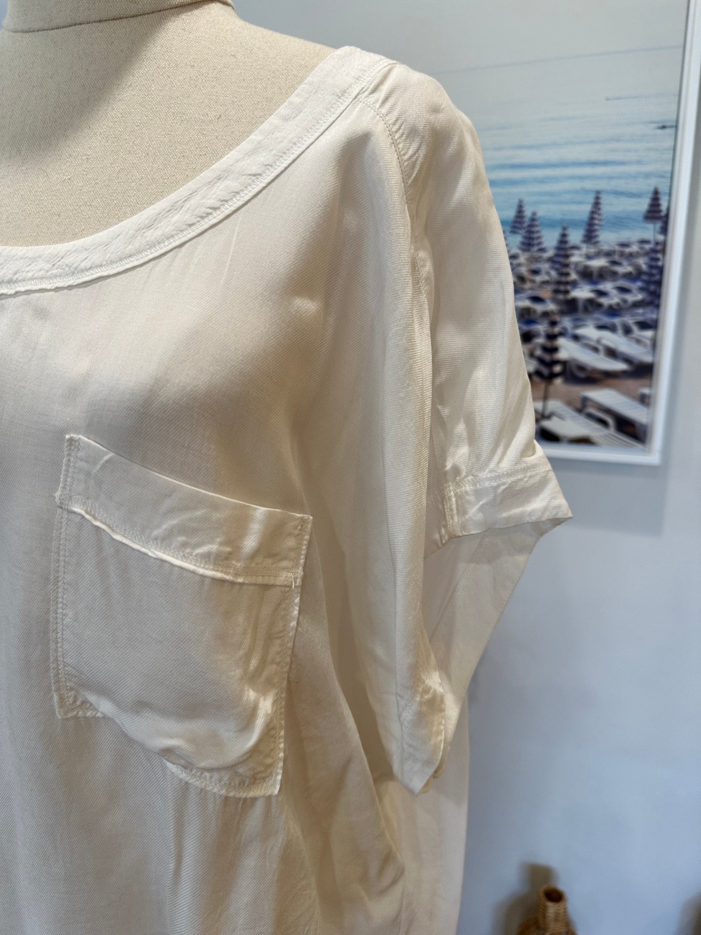 [SALE] Country Road - Blouse - Extra Large - White / Cream