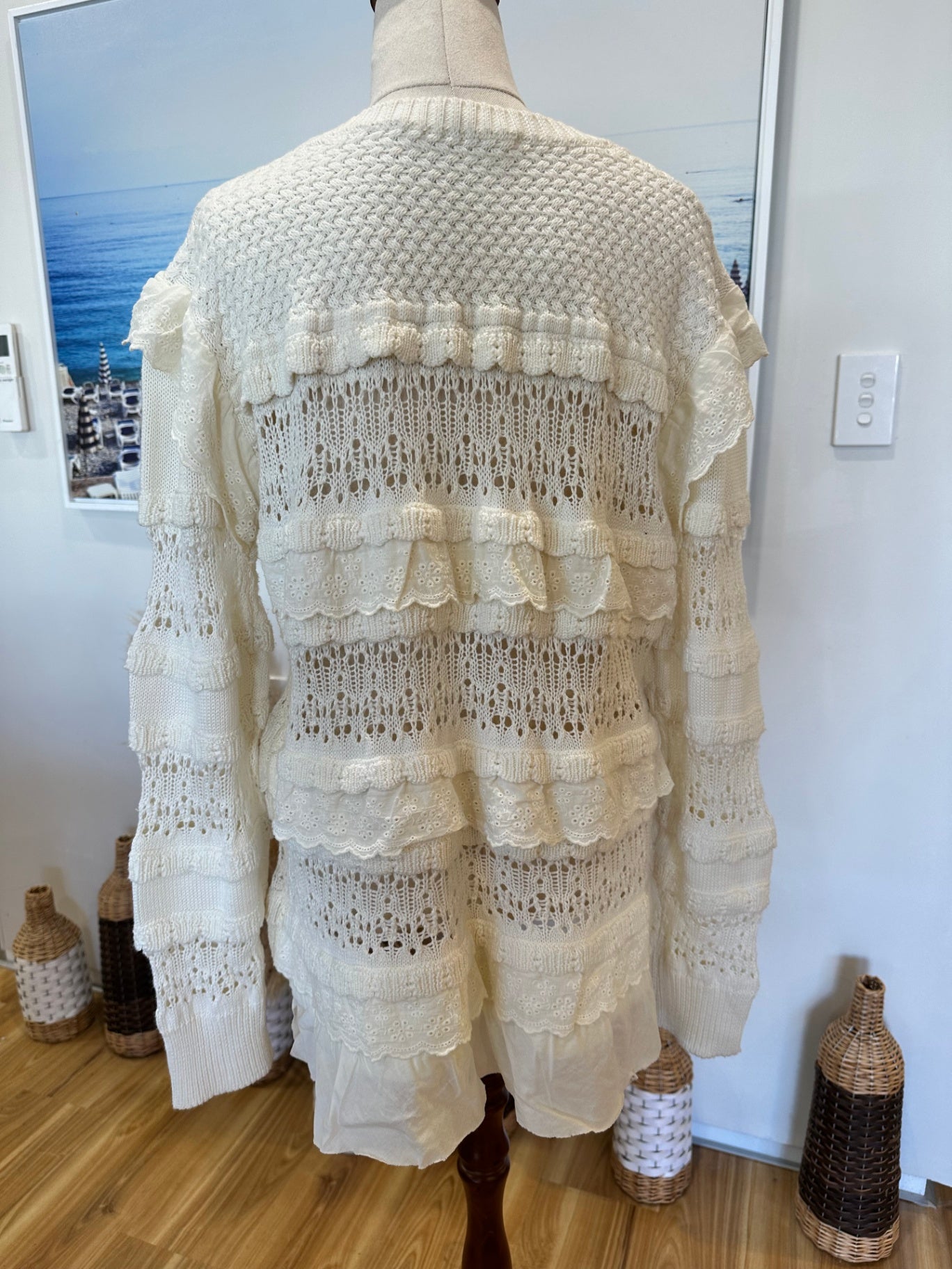 [SALE] Coop - Jumper - Medium - Cream - 100% Cotton