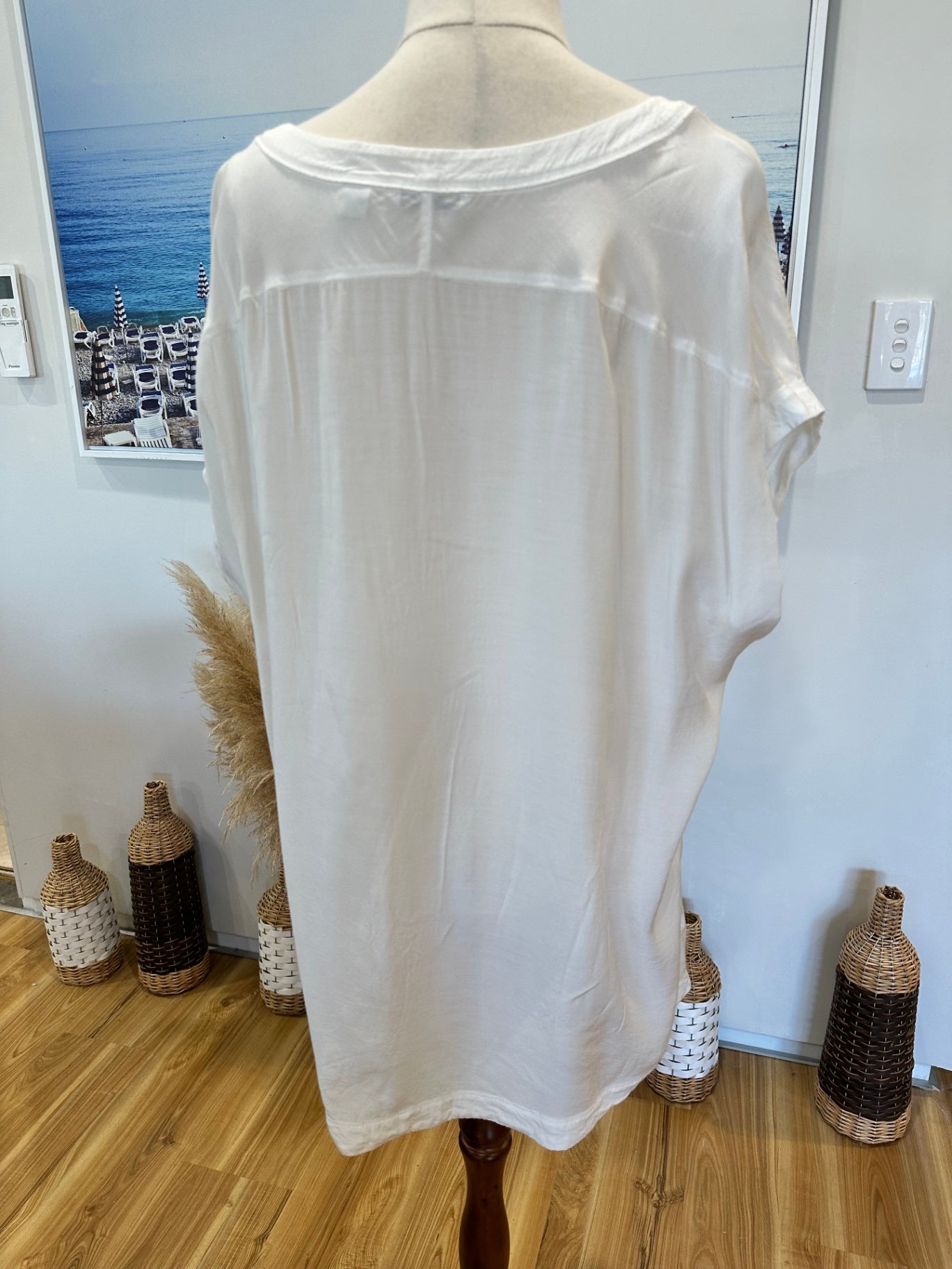 [SALE] Country Road - Blouse - Extra Large - White / Cream