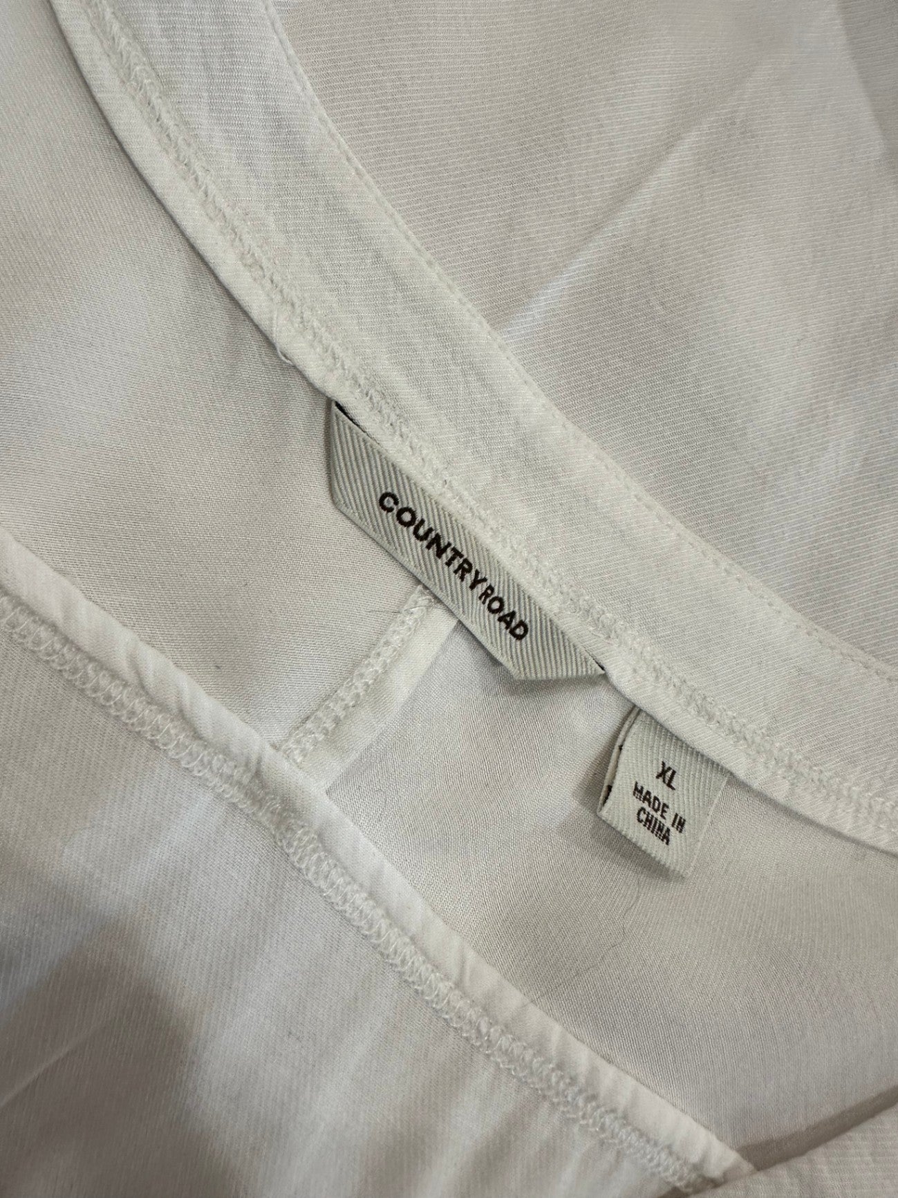 [SALE] Country Road - Blouse - Extra Large - White / Cream