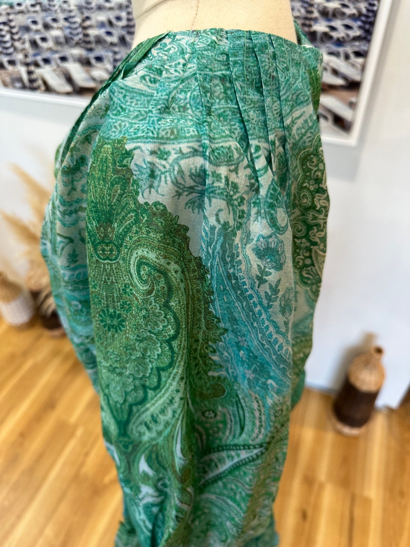 [SALE] OnceWas - Melbourne Dress 14 Green