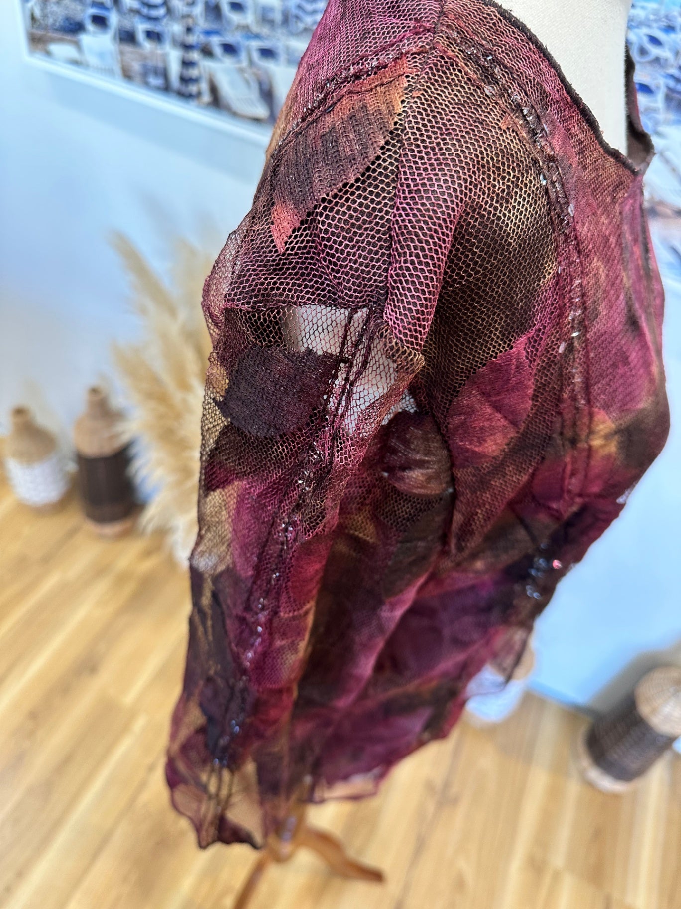 [SALE] Stitches Australia Blouse - Size 10 - Burgundy