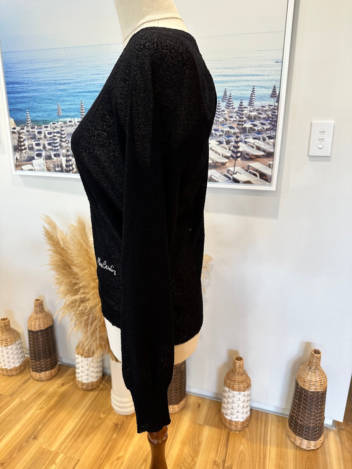 [SALE] Pierre Cardin - Lightweight Jumper - Black