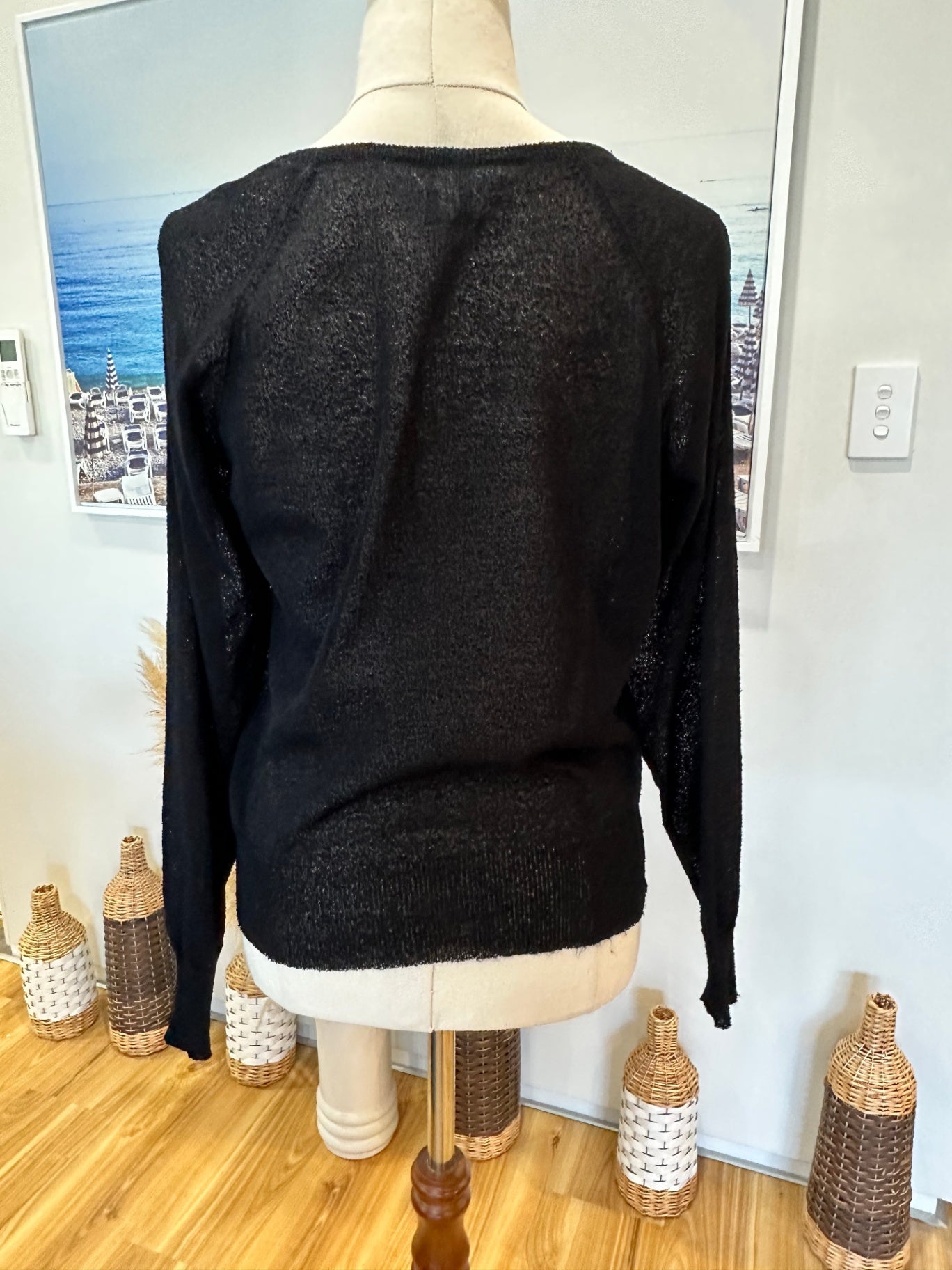 [SALE] Pierre Cardin - Lightweight Jumper - Black