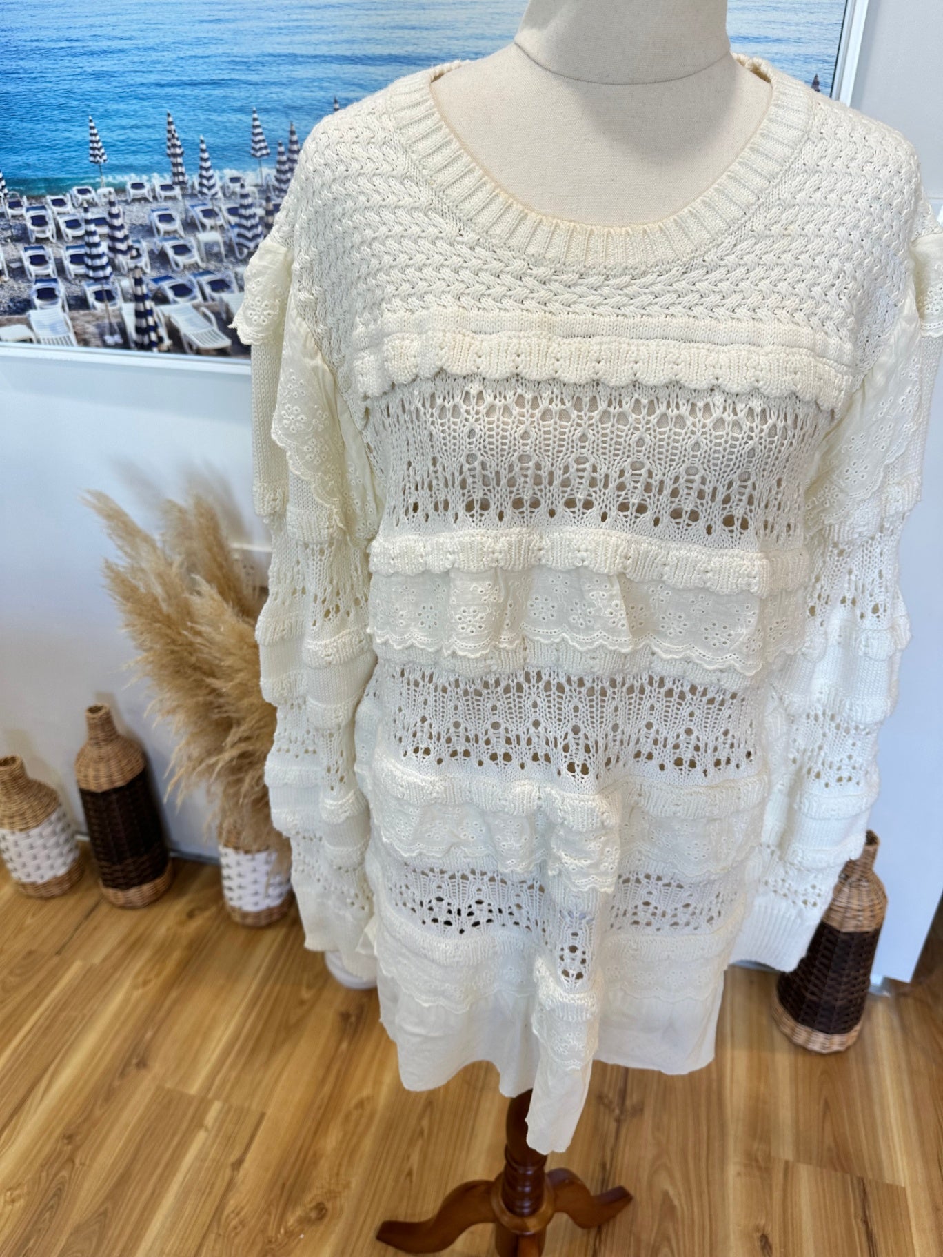 [SALE] Coop - Jumper - Medium - Cream - 100% Cotton