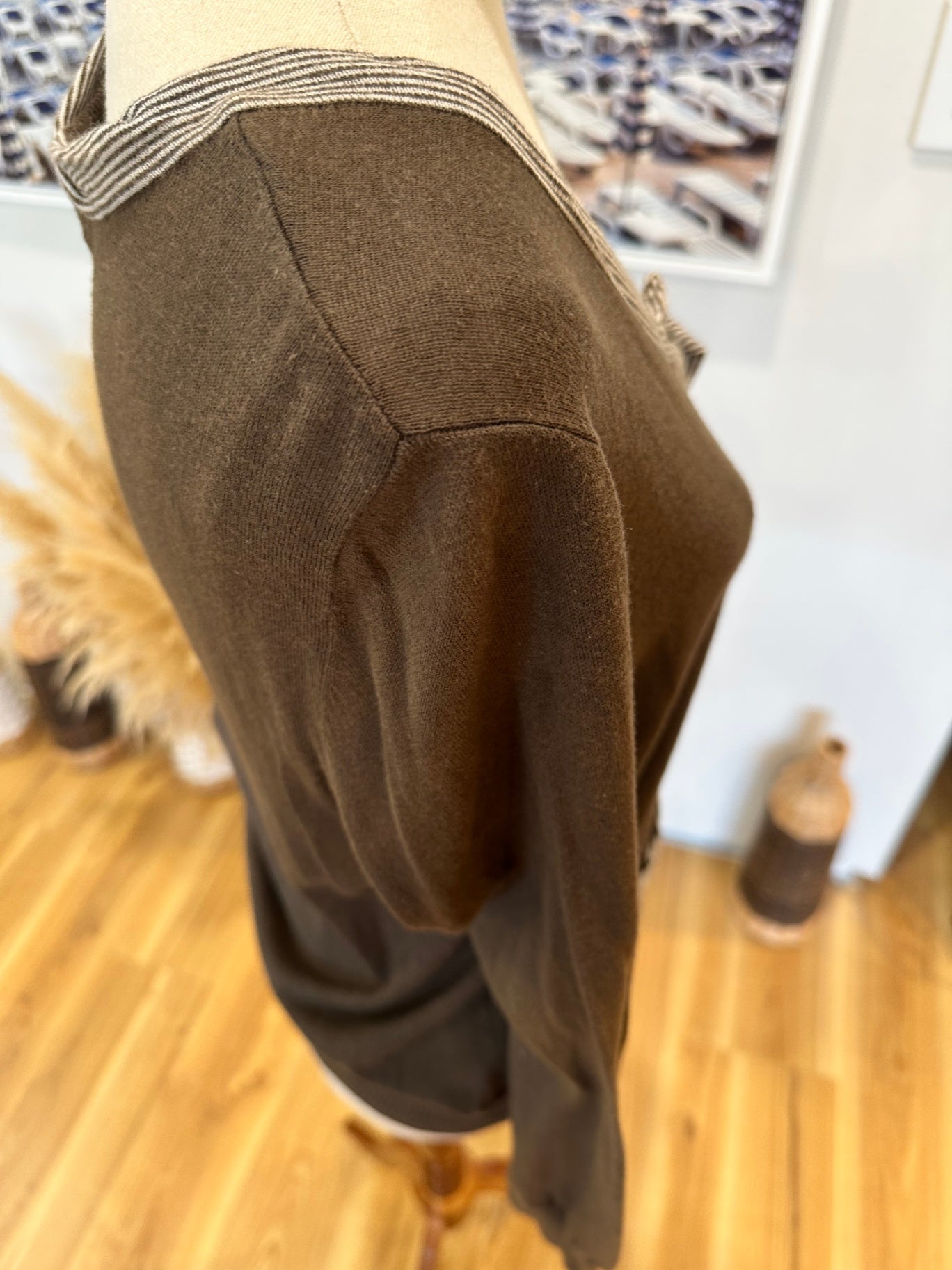 [SALE] Scope Cardigan - Size 10 - Brown