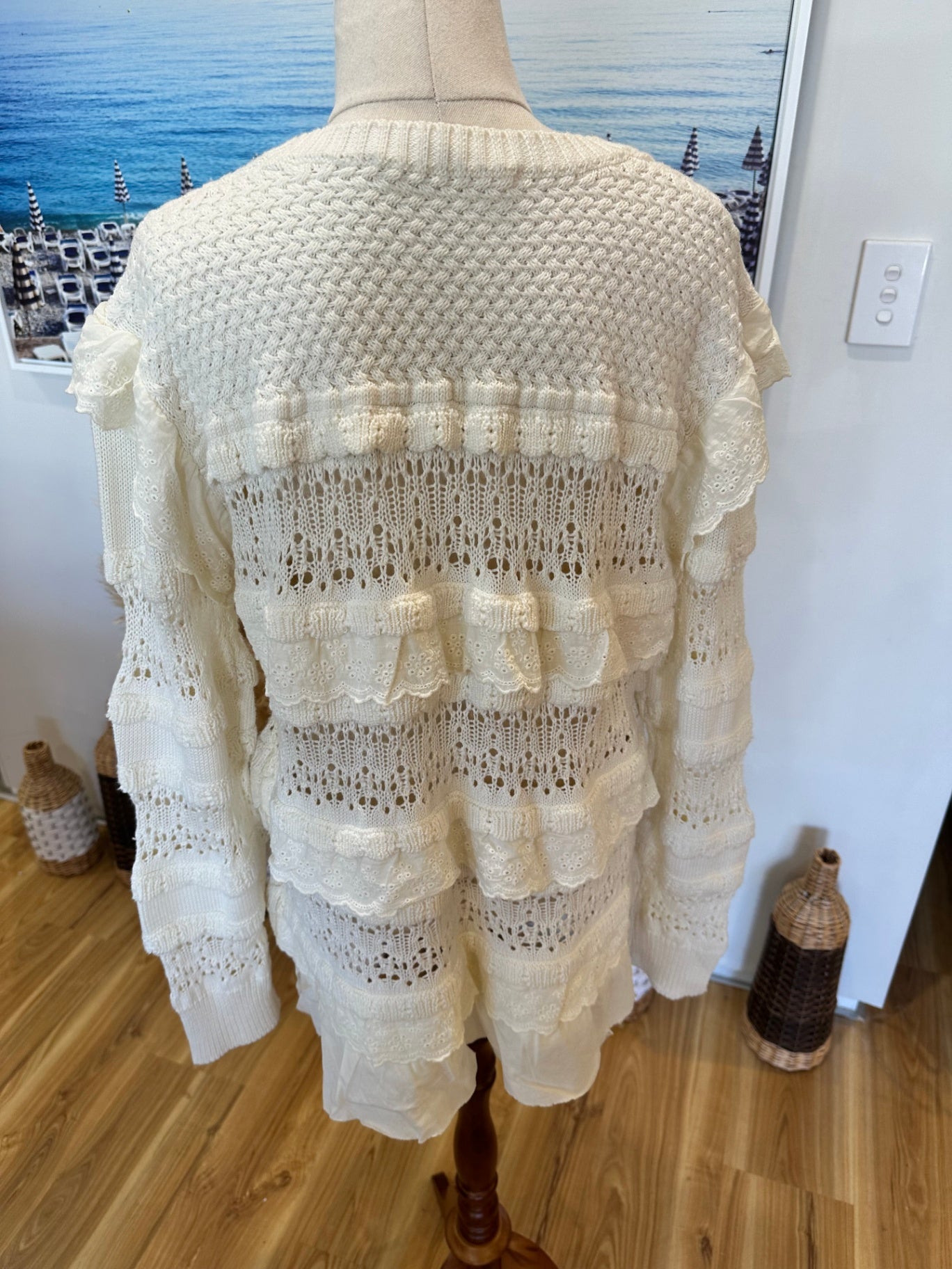 [SALE] Coop - Jumper - Medium - Cream - 100% Cotton